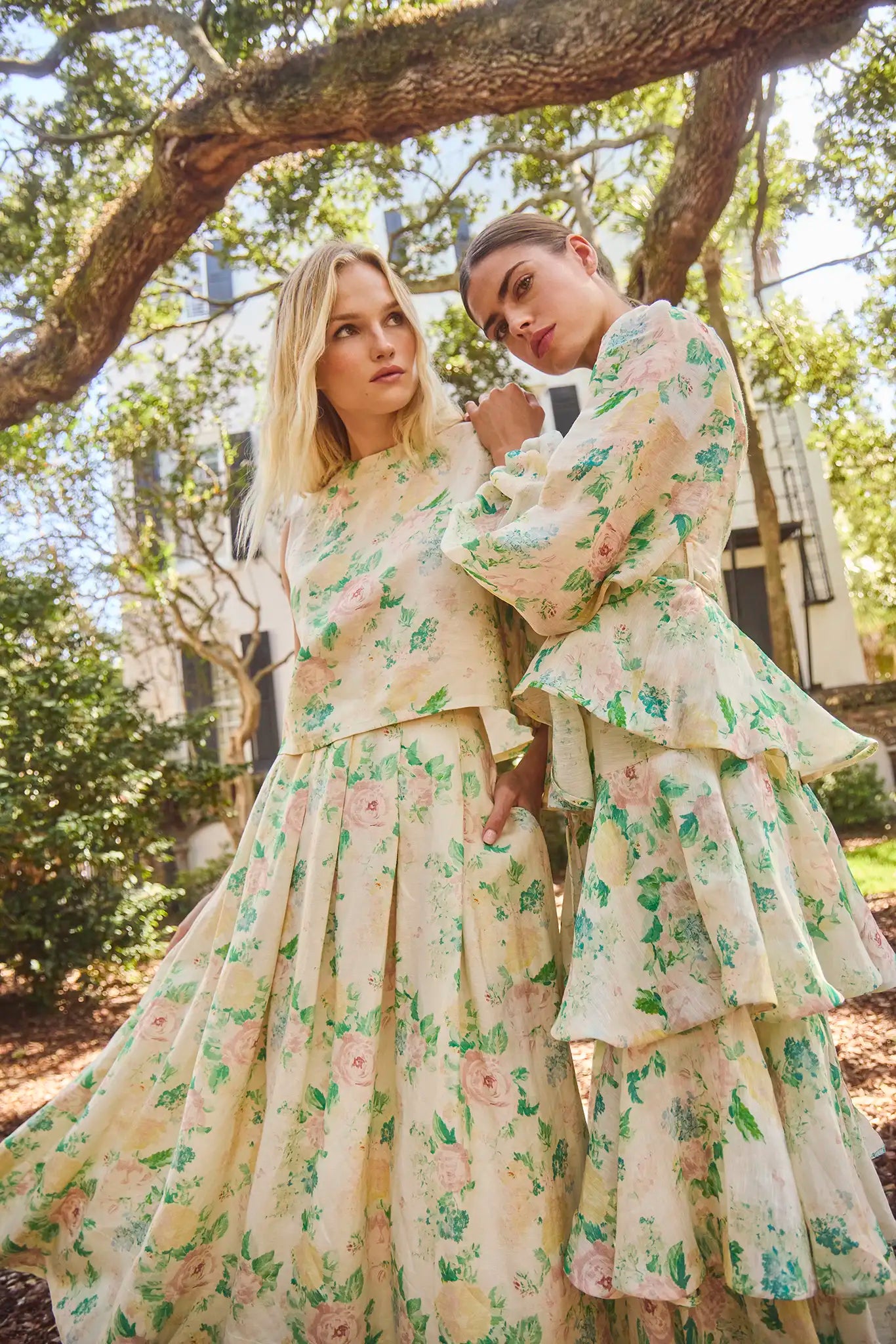 Alexis Skirt, Garden Rose Peony