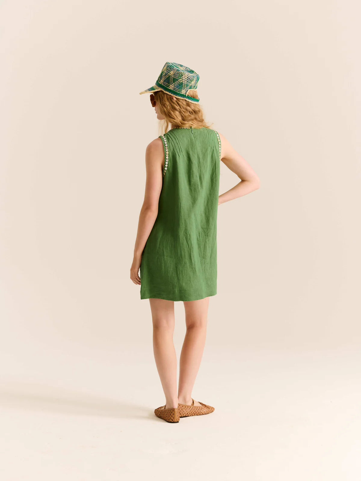 Eva Dress, Green Leaf
