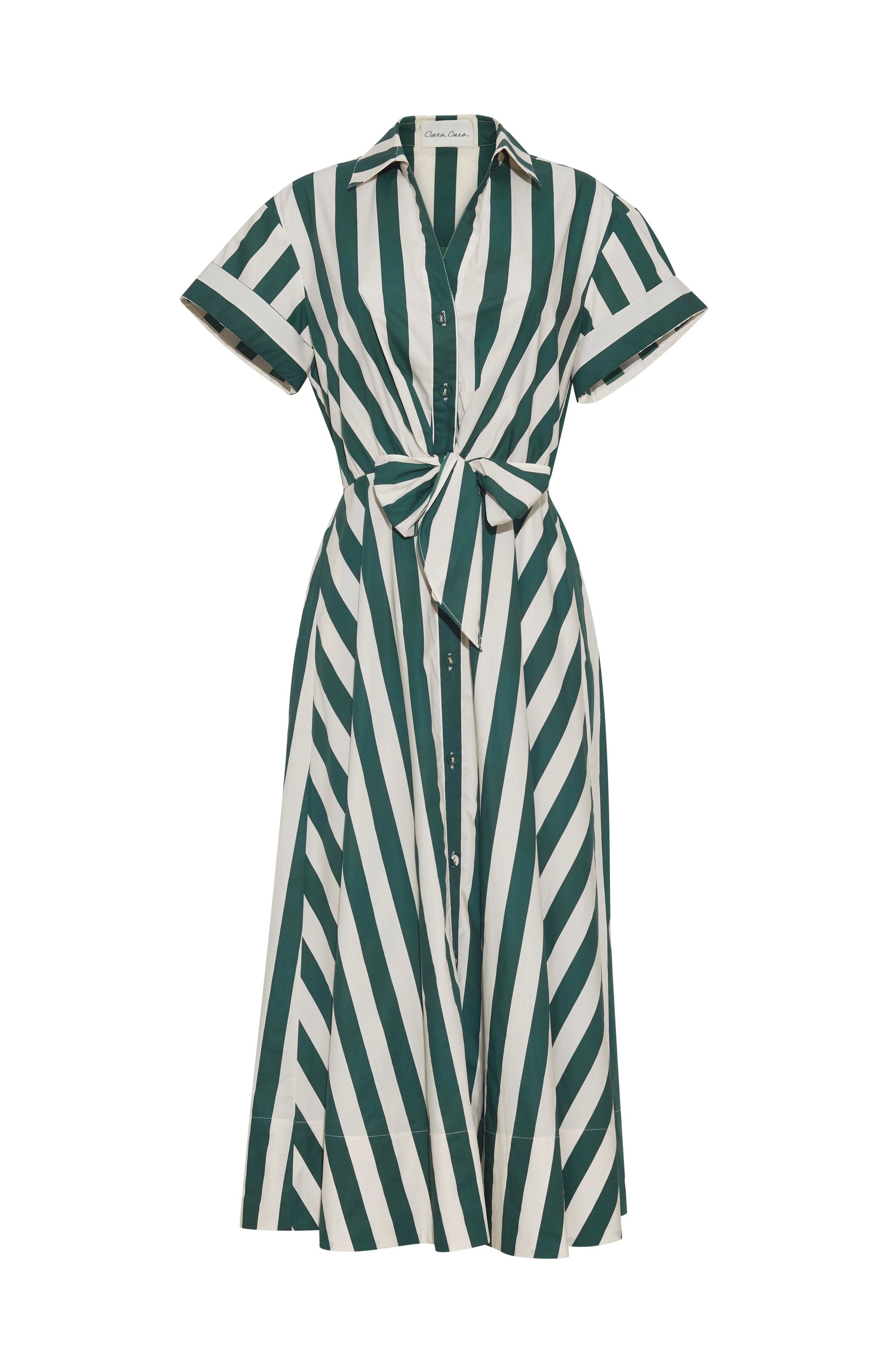 green emerald velvet dress CARA CARA Montauk Dress Sanibel Island Green main image 0