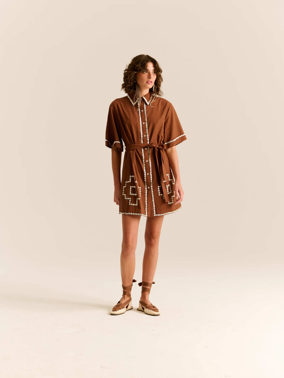 Amaia Dress, Chocolate Brown