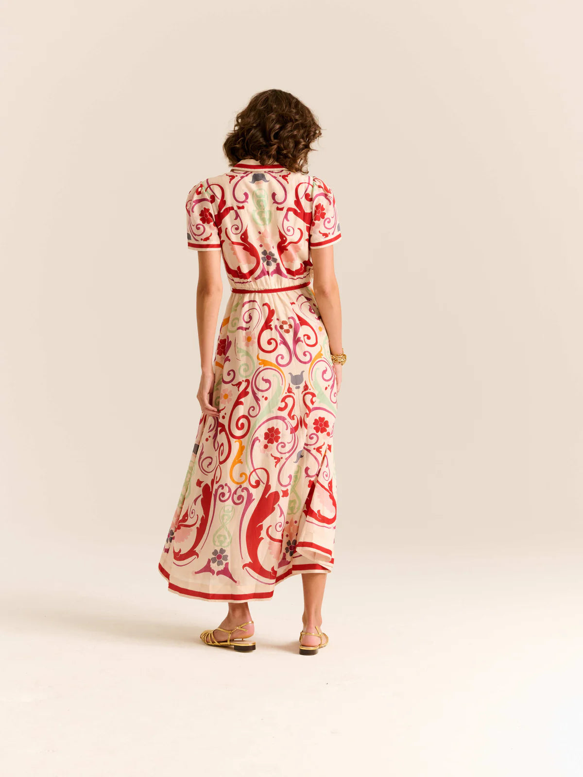Elisetta Dress, Fileteado