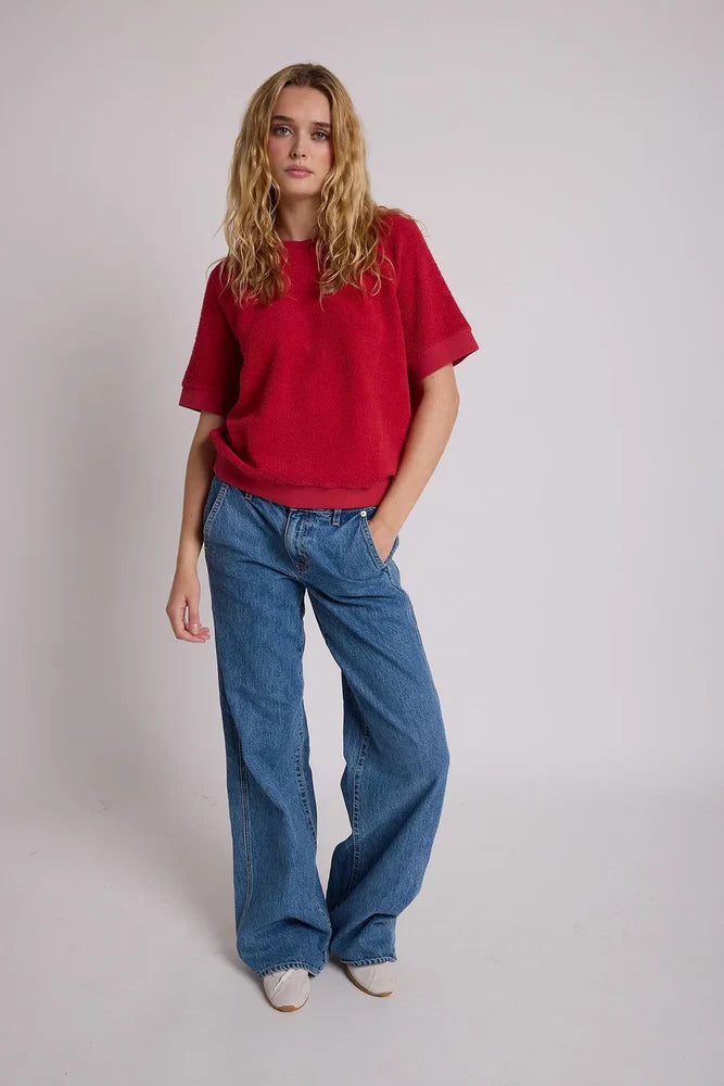 short sleeve ziggy, red