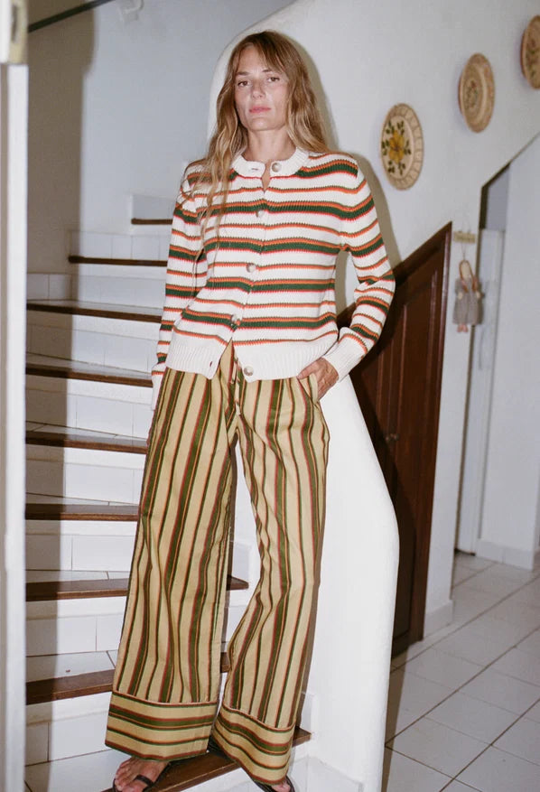 Lorene Venice Stripe Cardigan