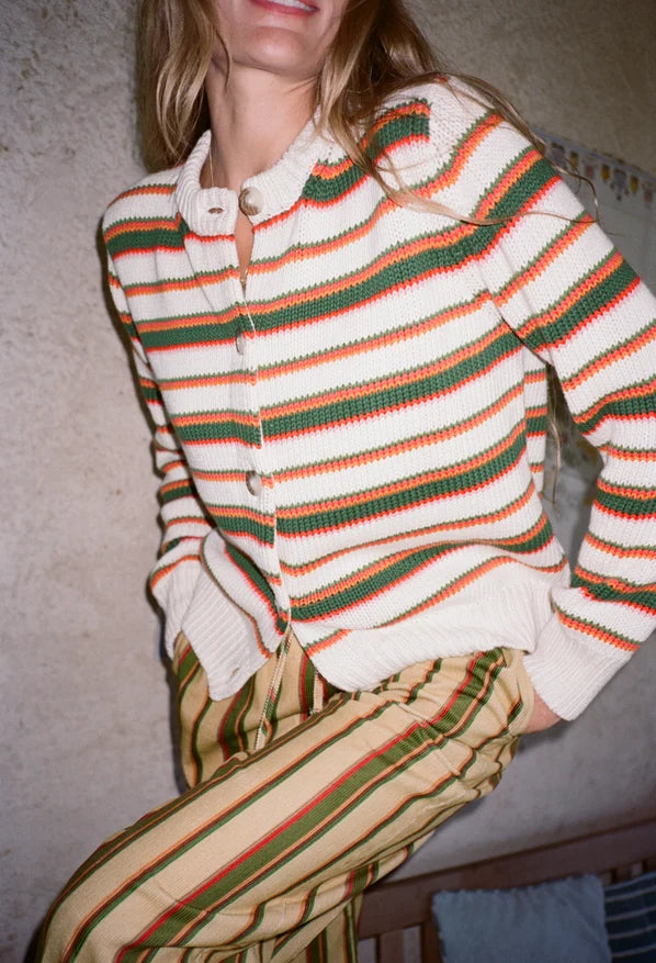 Lorene Venice Stripe Cardigan