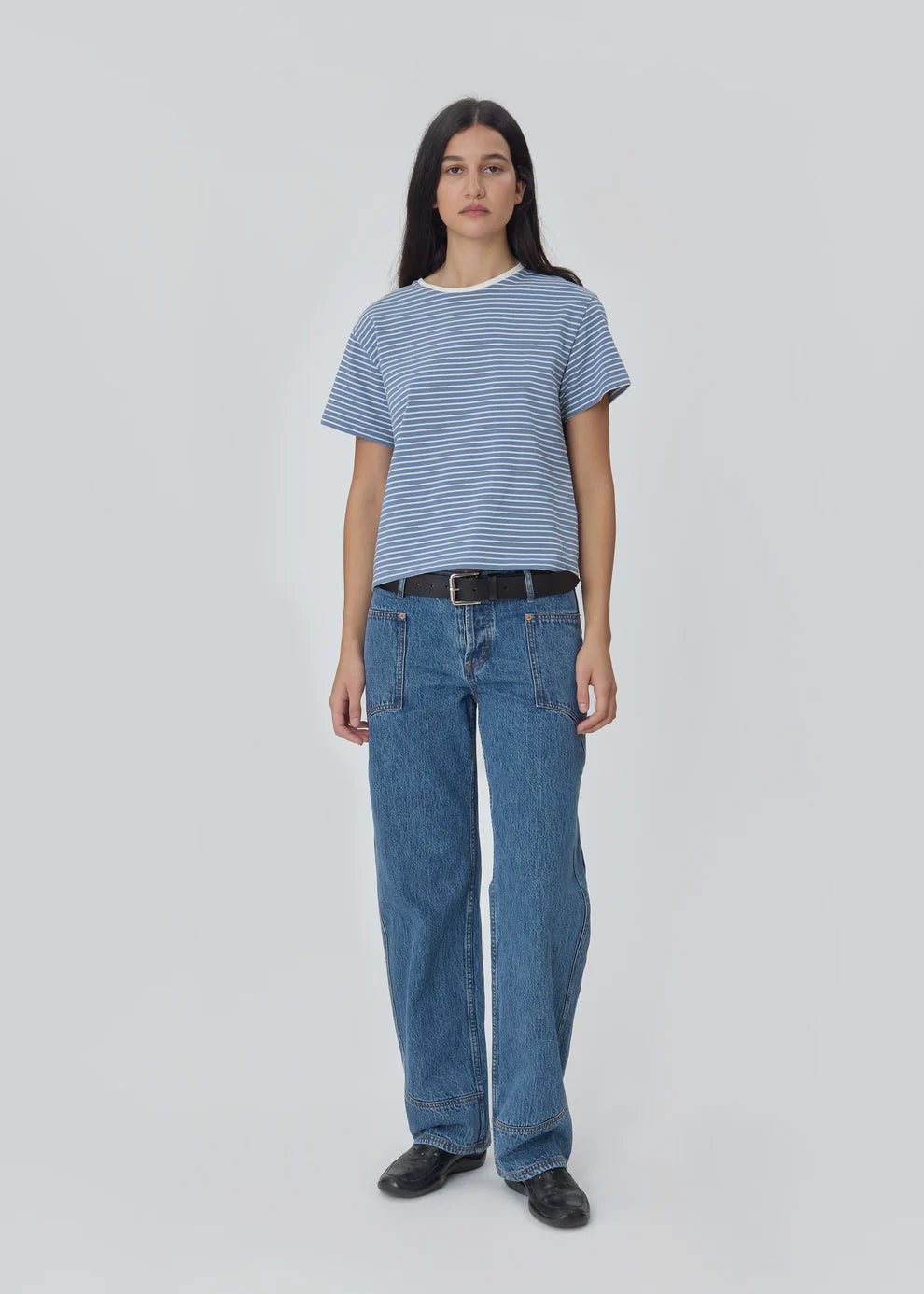 Stripe Tee in Blue