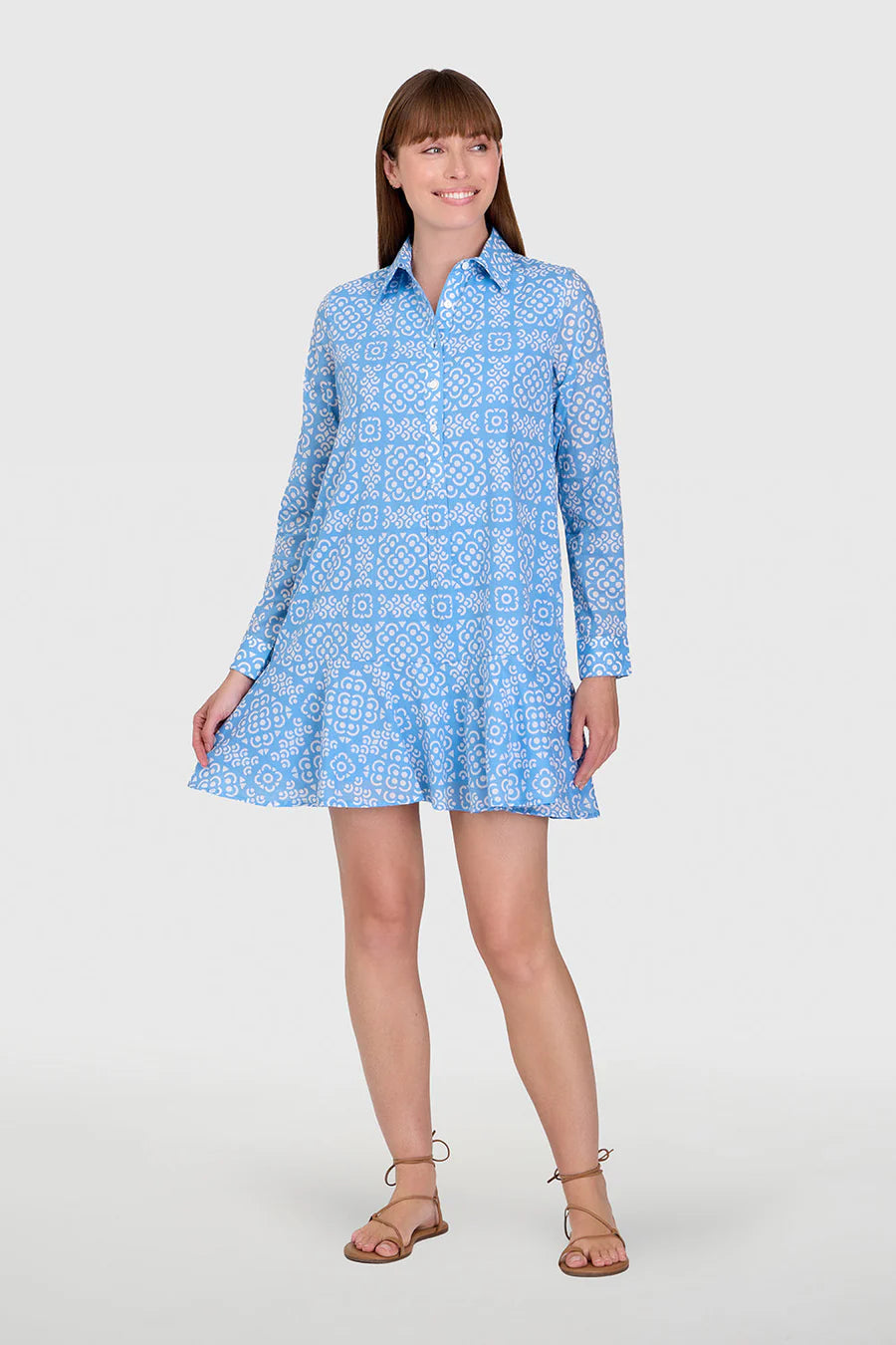 Polly Dress, Lanai Tile