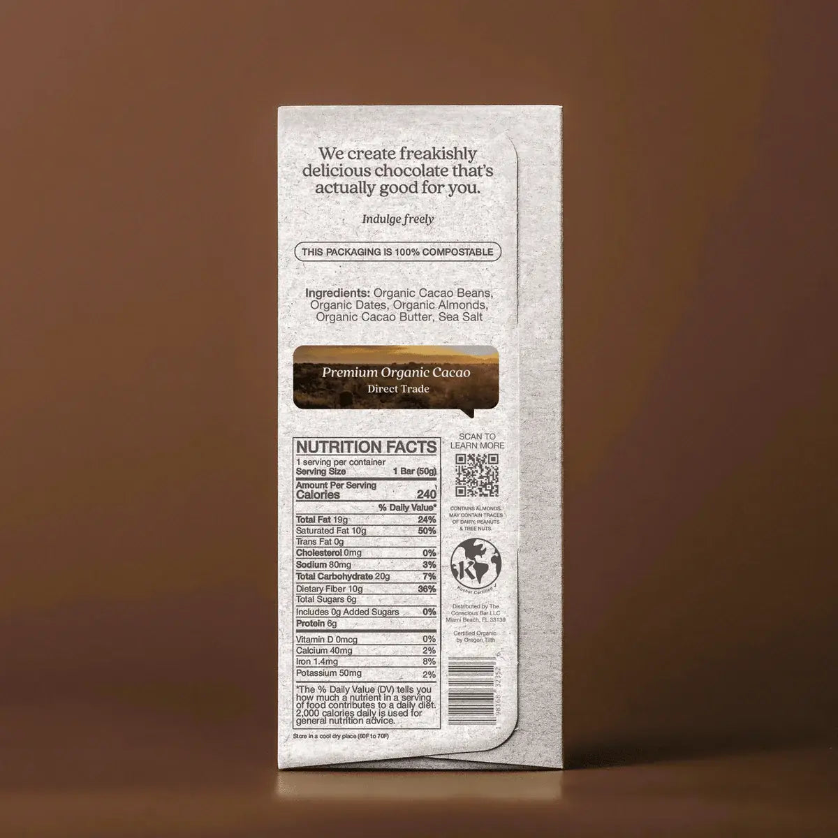 Date-Sweetened Chocolate, Almond