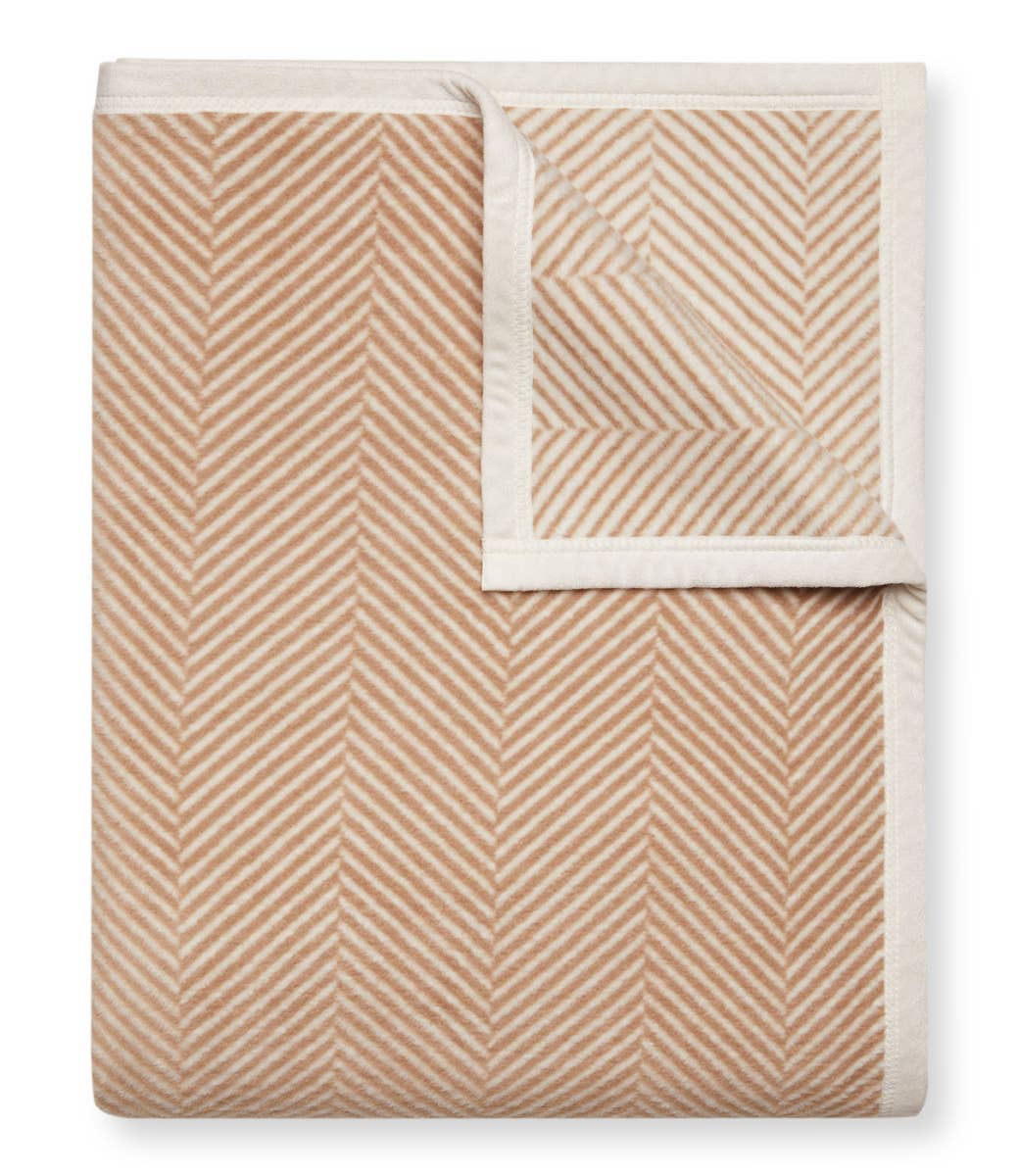 Herringbone Tan Blanket