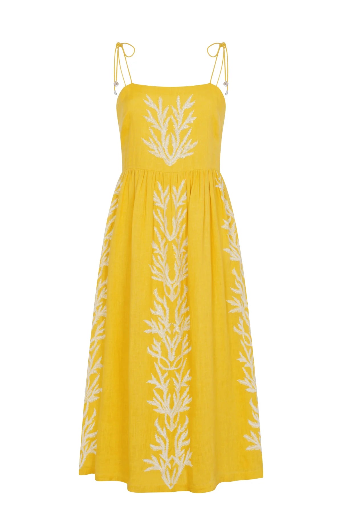 Allegra Dress, Yellow