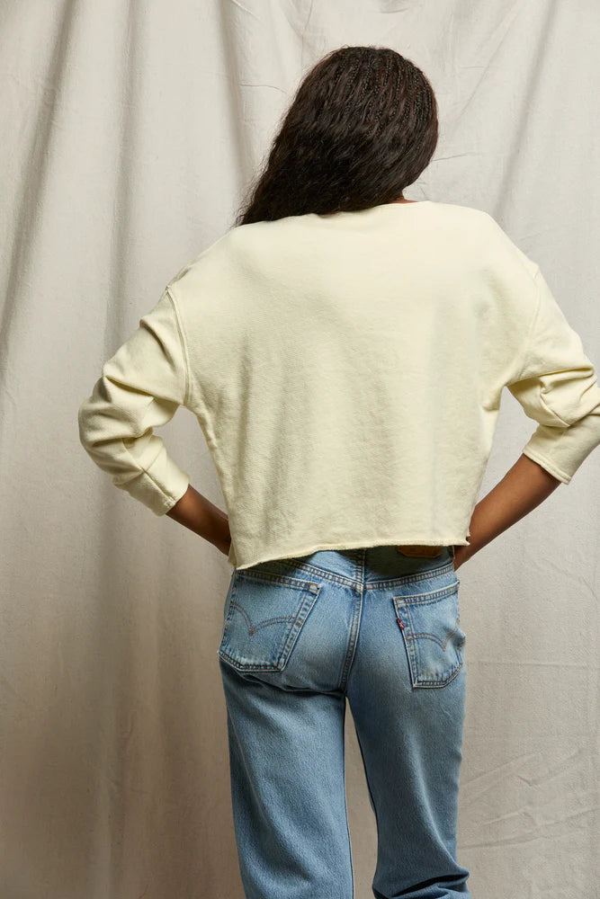 briana top, custard