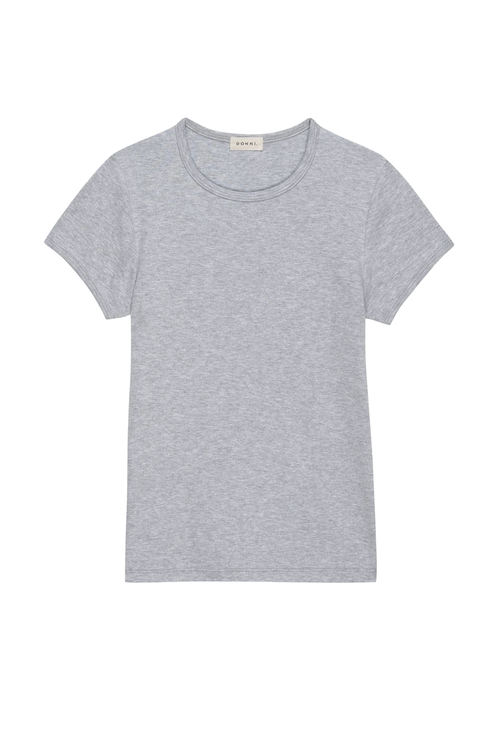 Baby Rib Baby Tee, Heather Grey