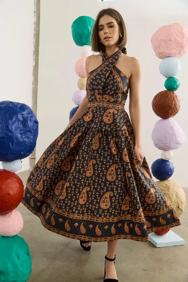 Bellamy Dress, Glen Paisley