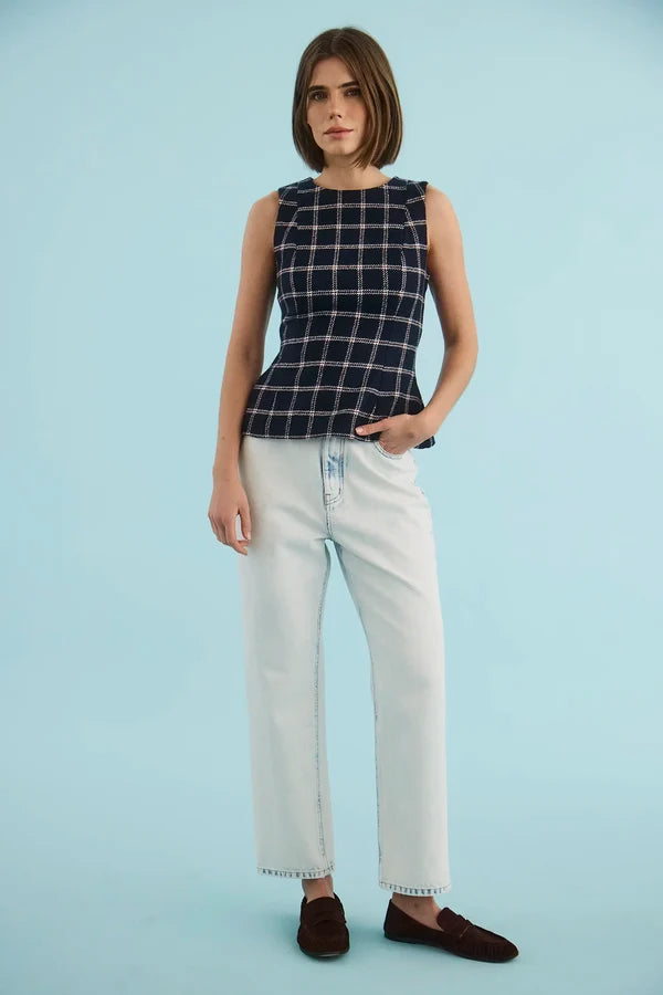 Bini Top, St. Andrews Check