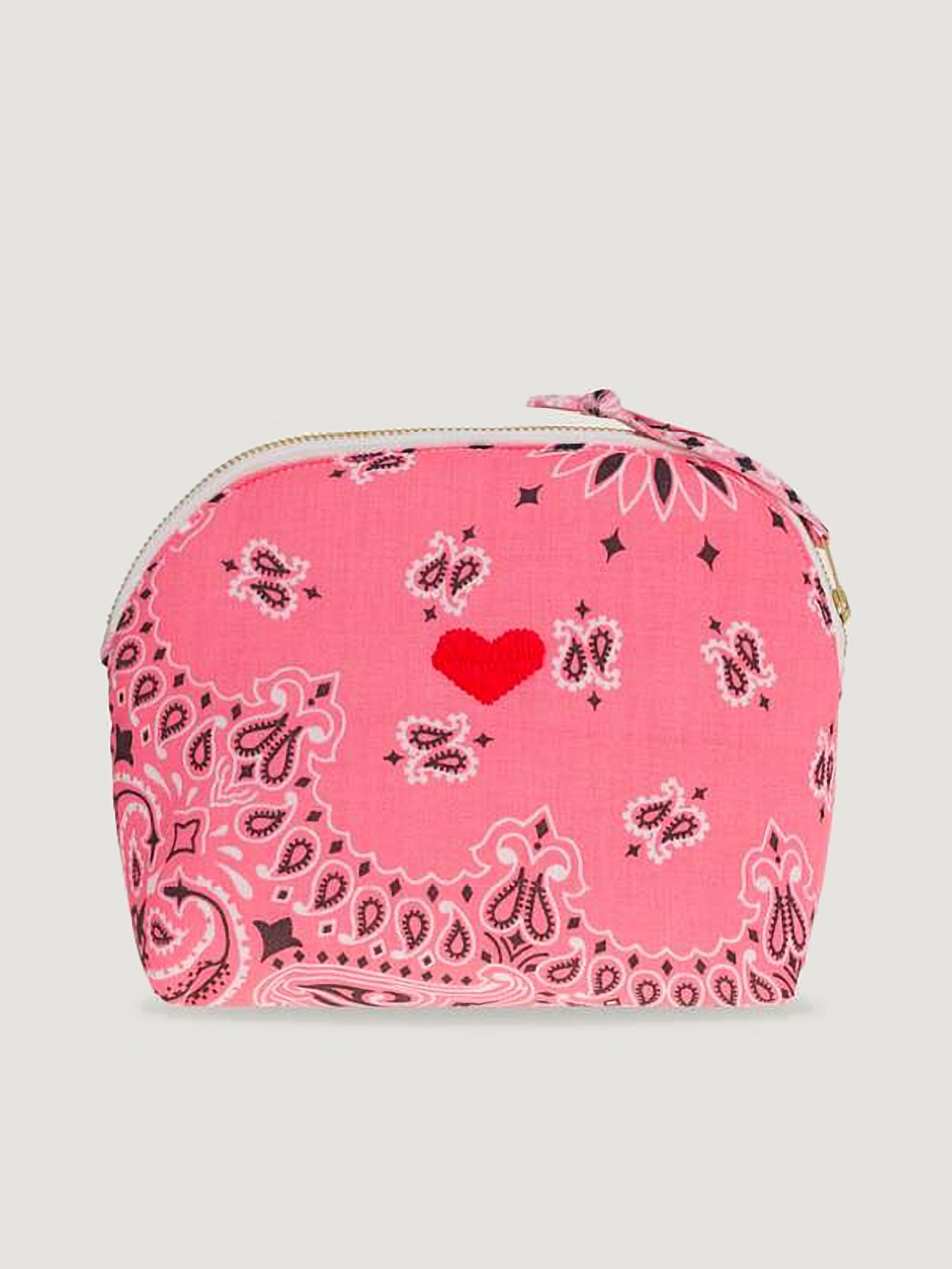 Small HEART Toiletry Bag, Pink