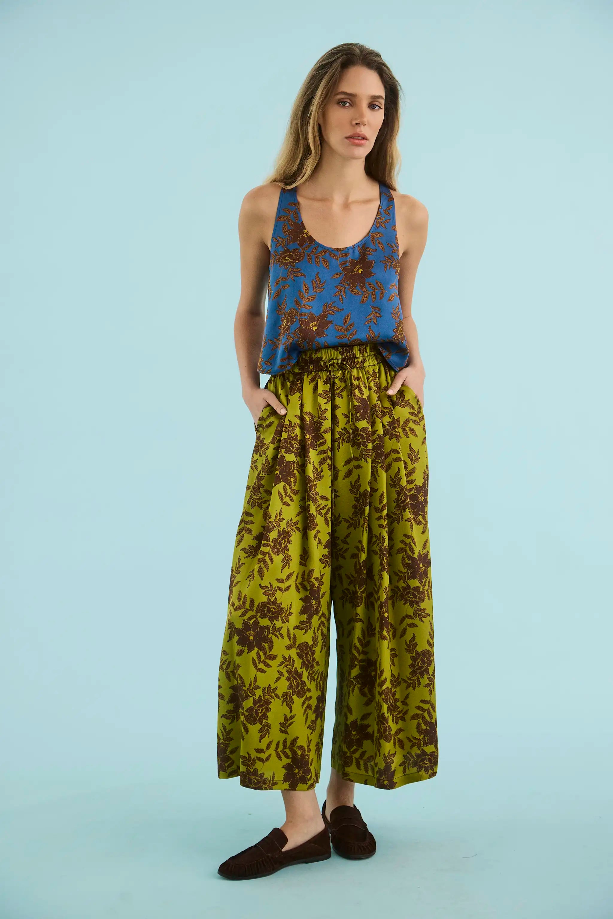 Carsyn Tank, Wild Vine Blue