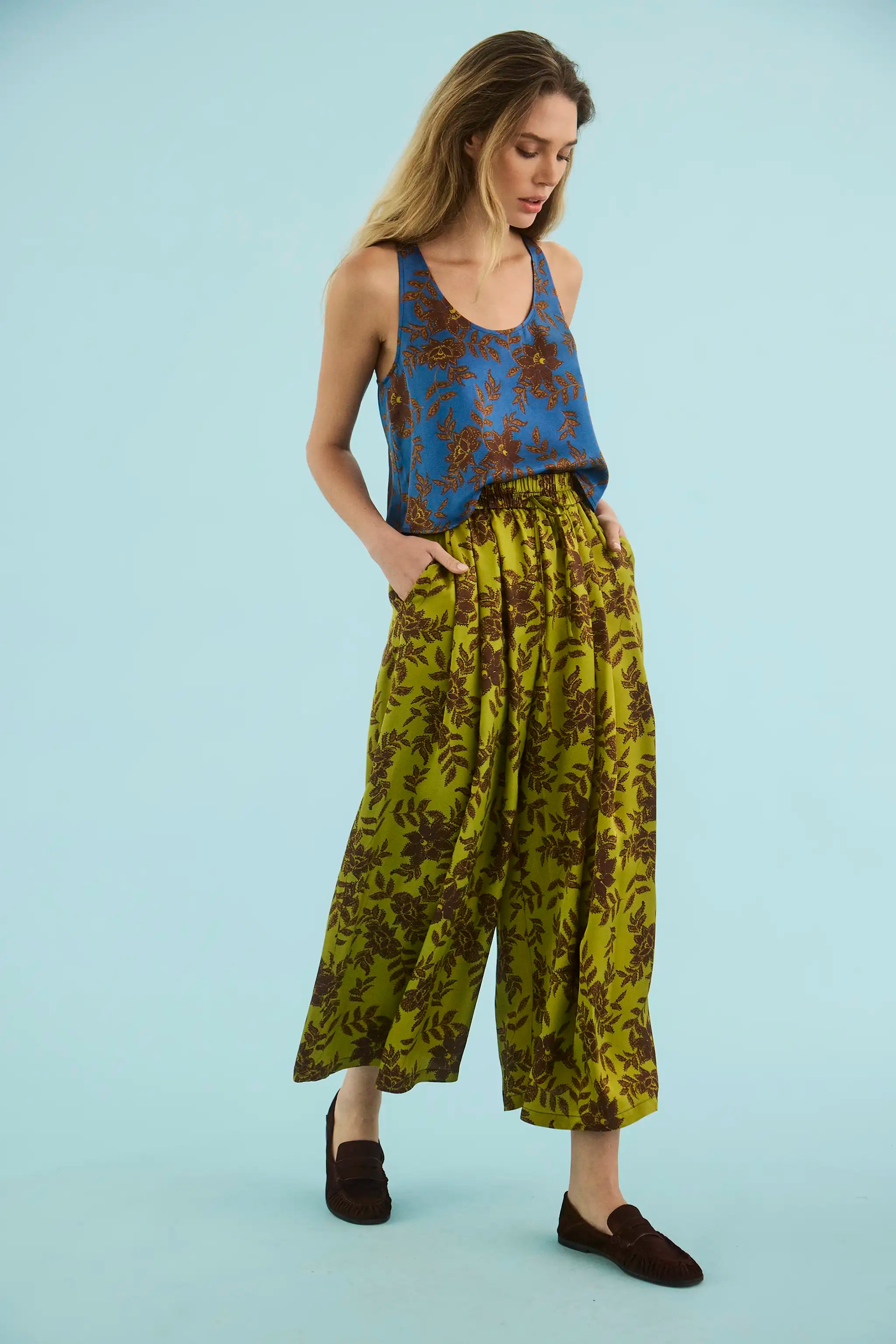 Carsyn Tank, Wild Vine Blue