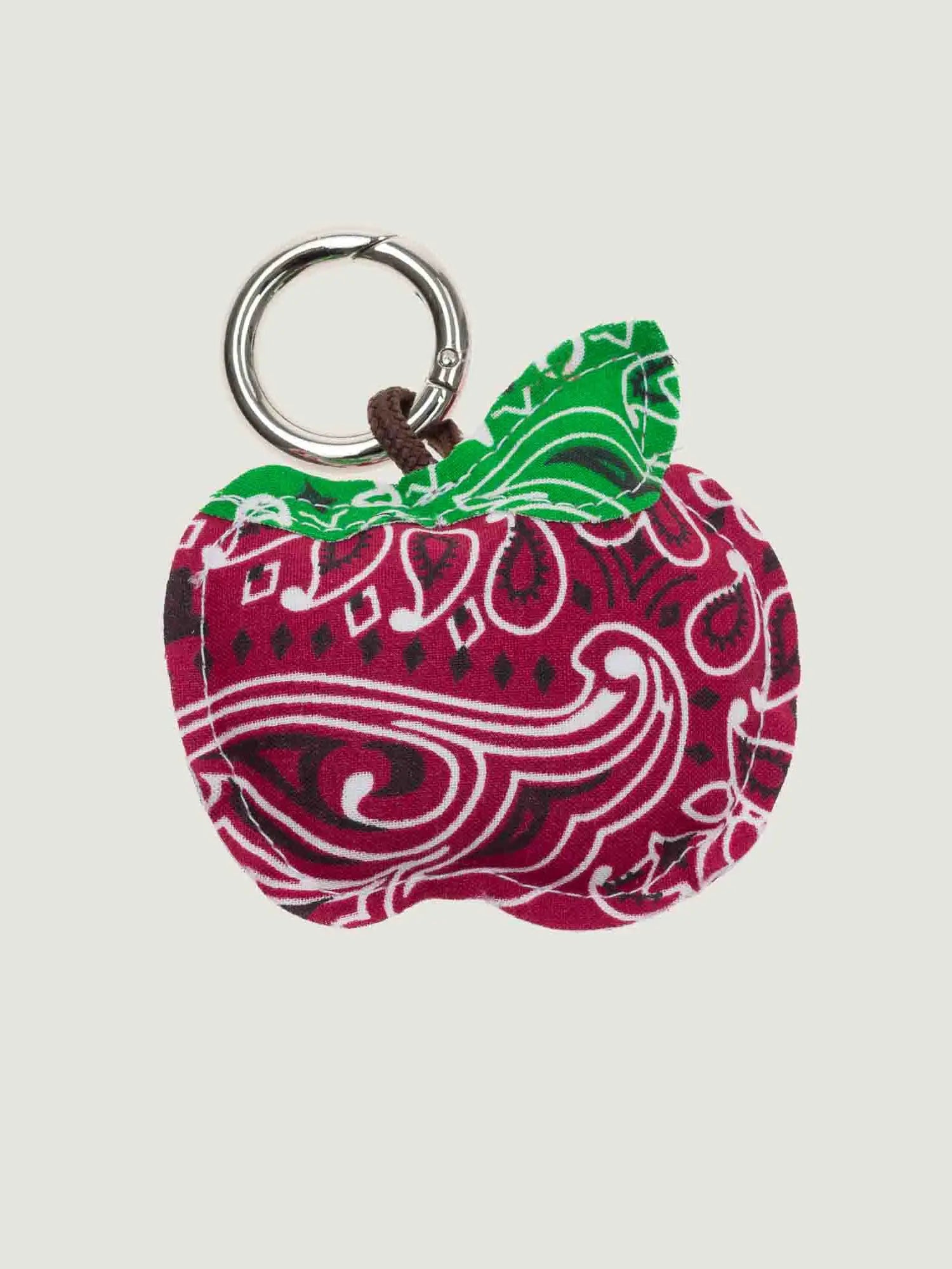 APPLE Keychain, Burgundy & Green