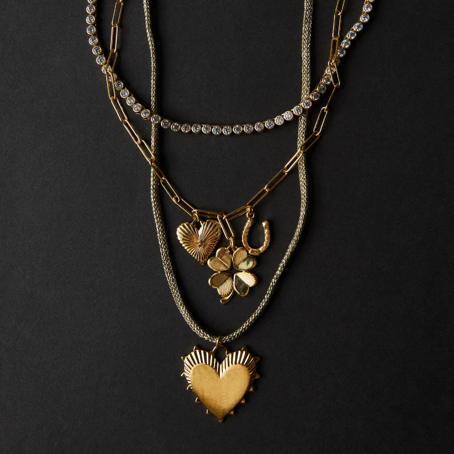 Bezel Tennis Necklace