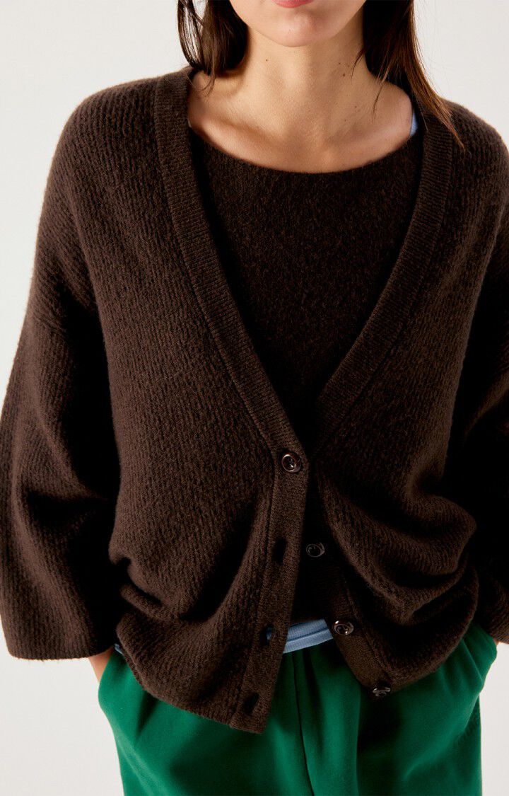 Damsville Cardigan, Brown