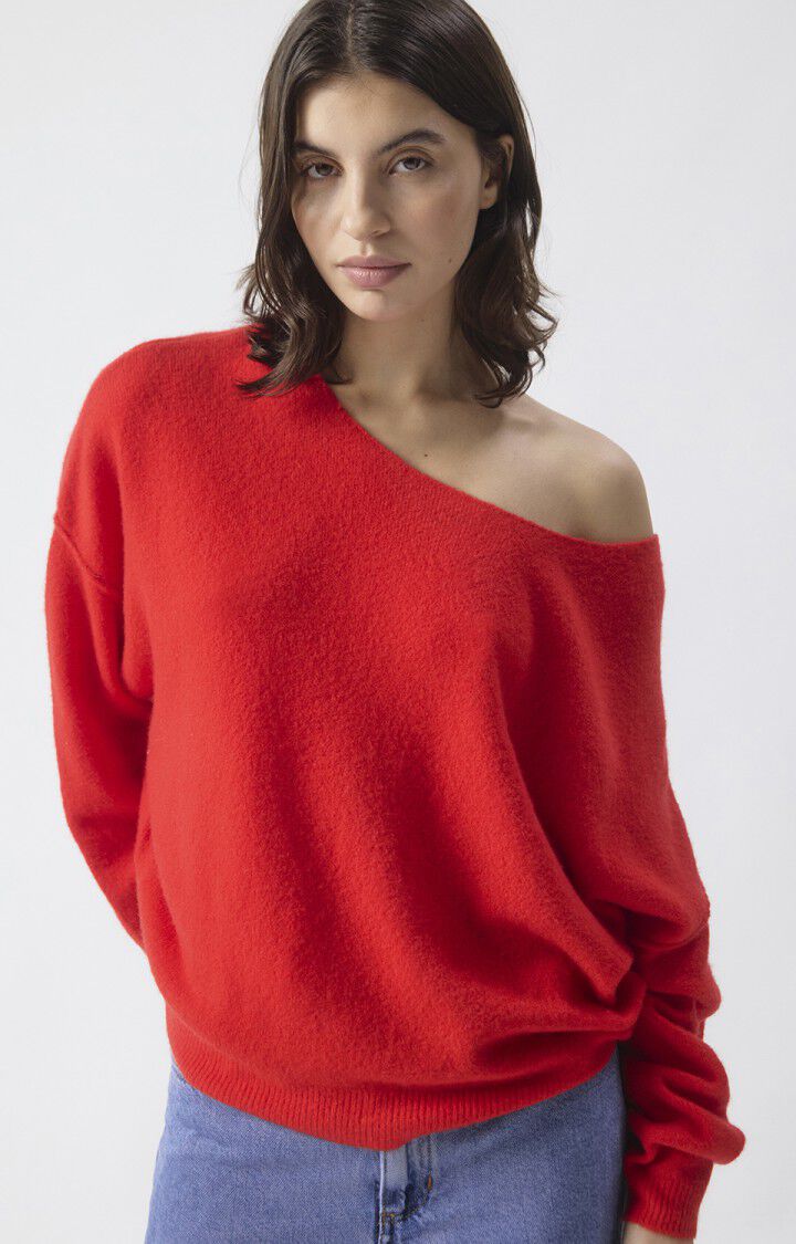 Damsville Sweater, Strawberry