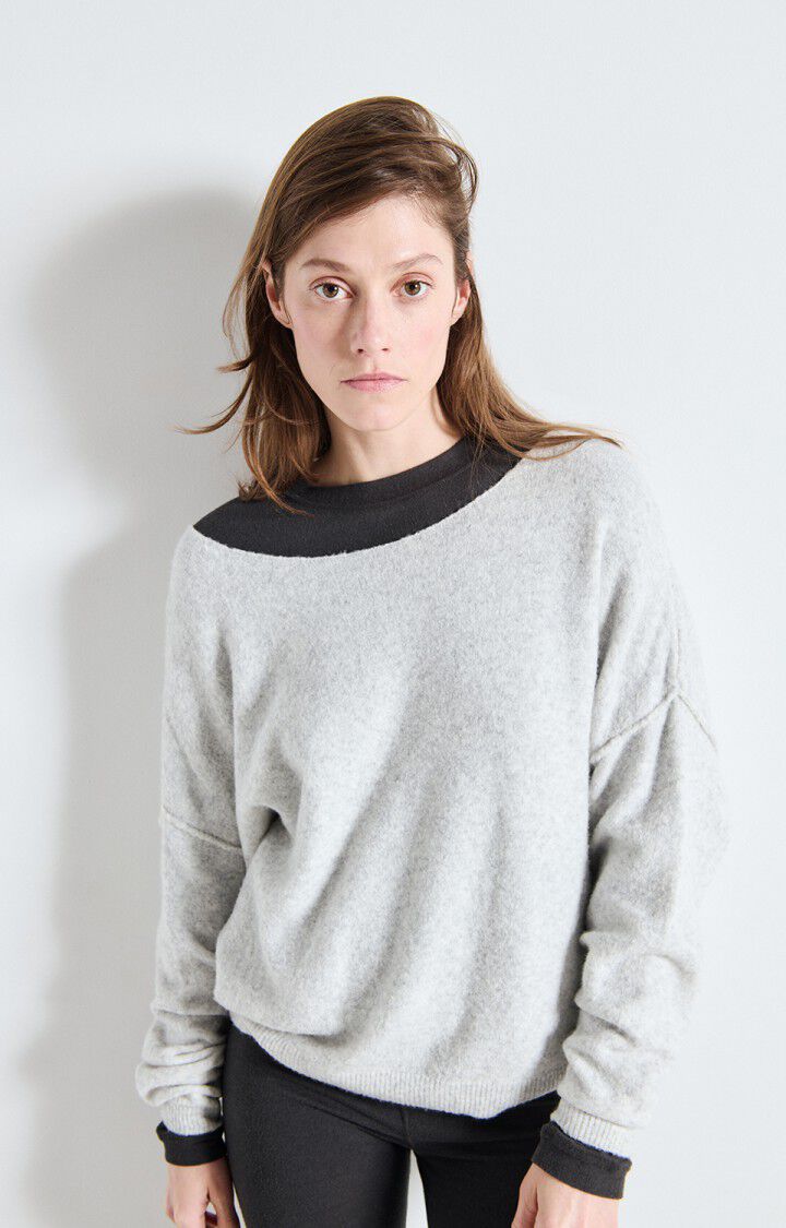 Damsville Sweater, Heather Grey