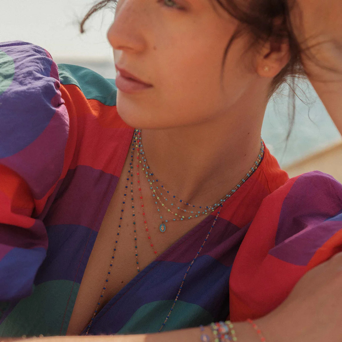 Classic Necklace in Turquoise