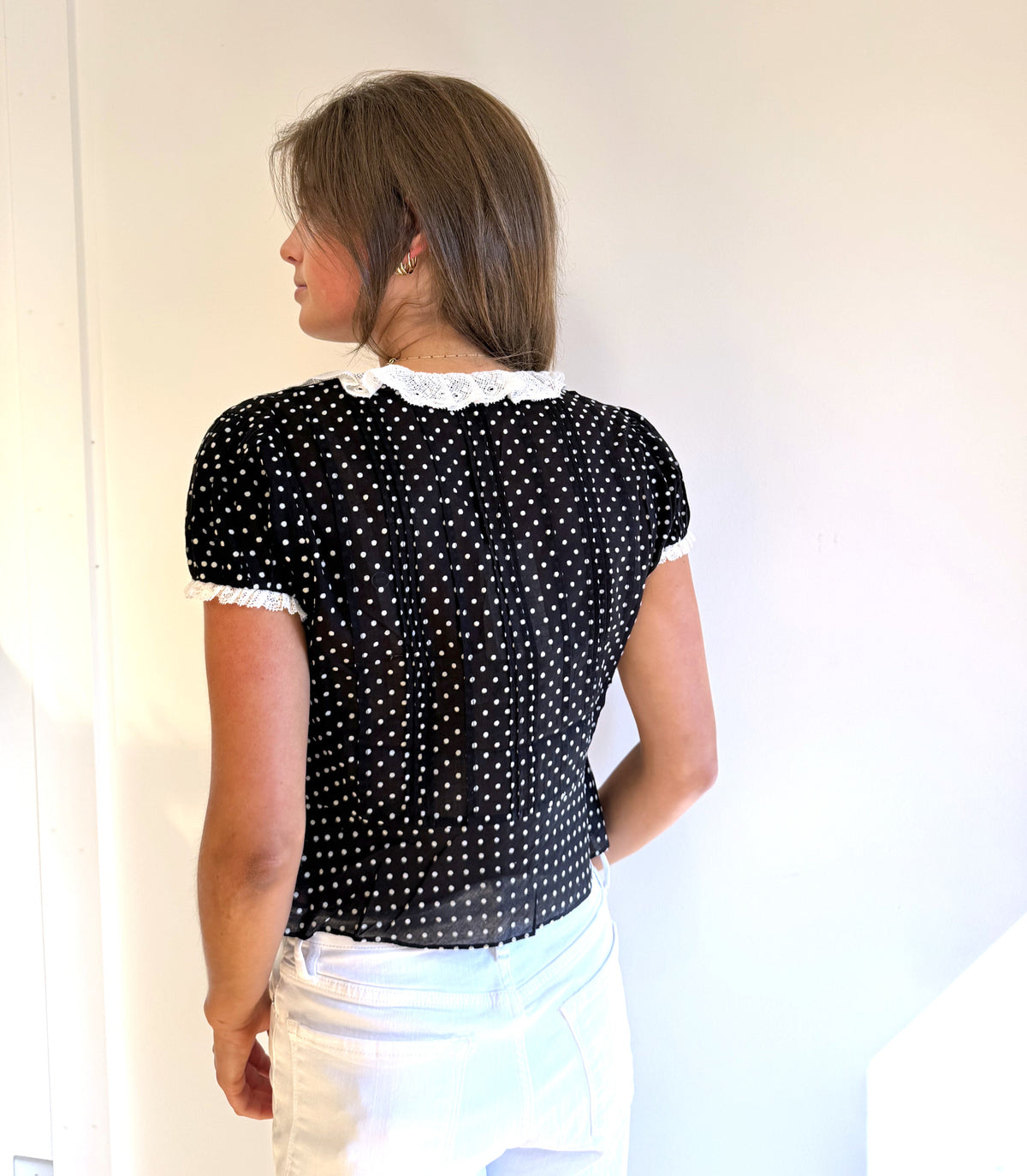 Orella Top, Noir Dot