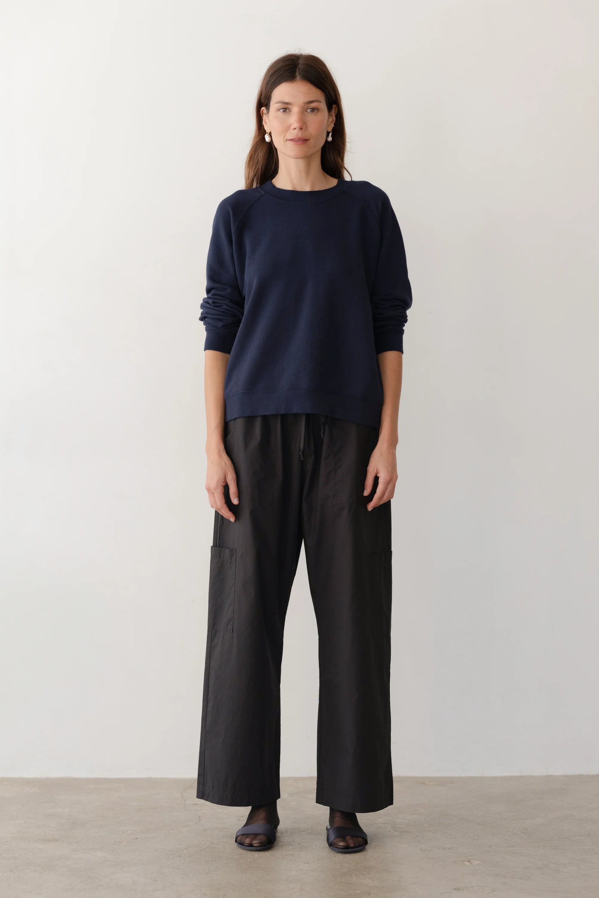 Pop Drawstring Cargo Pant, Jet