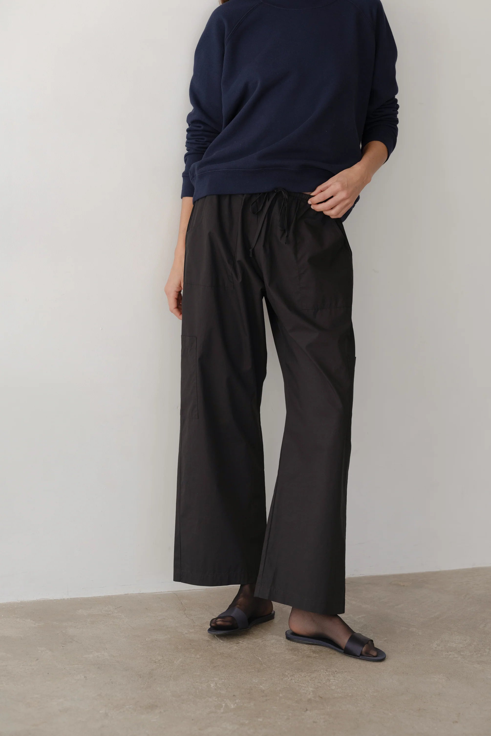 Pop Drawstring Cargo Pant, Jet