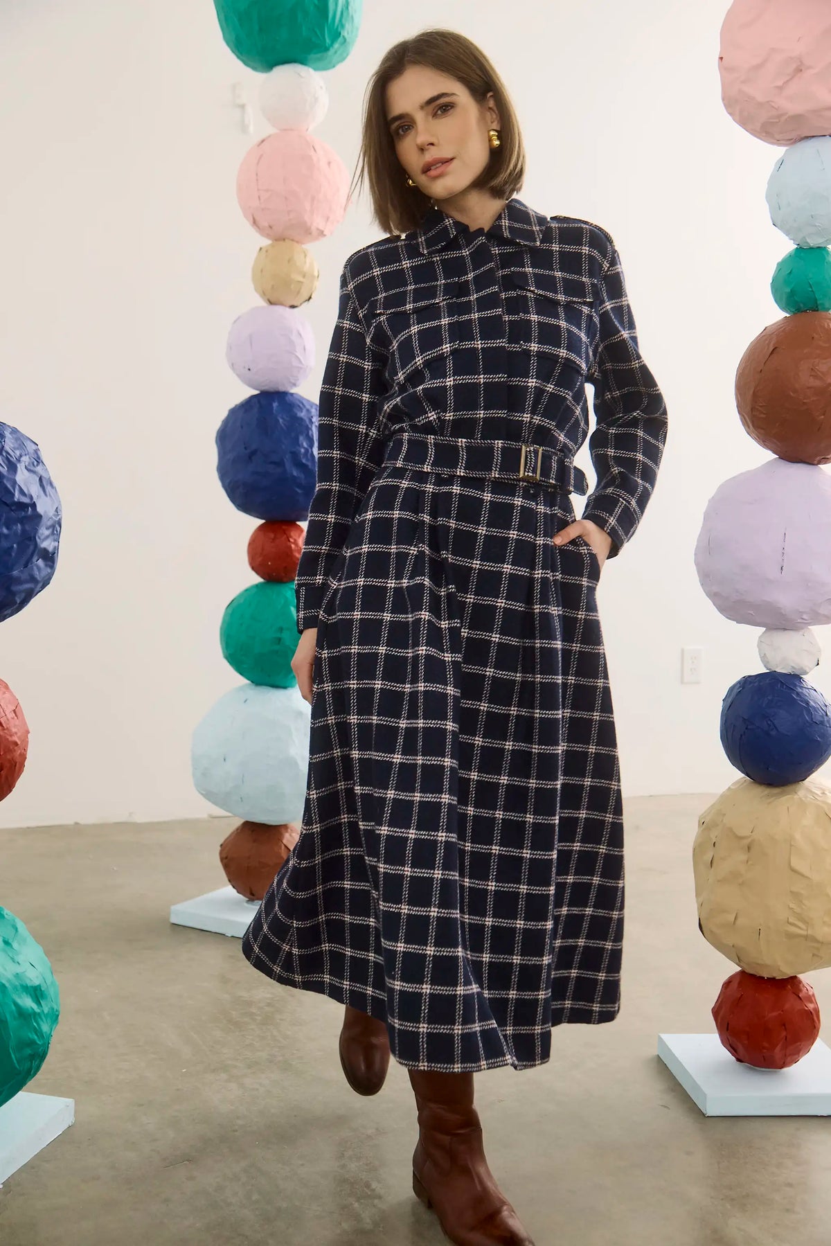Queenby Skirt, St. Andrews Check