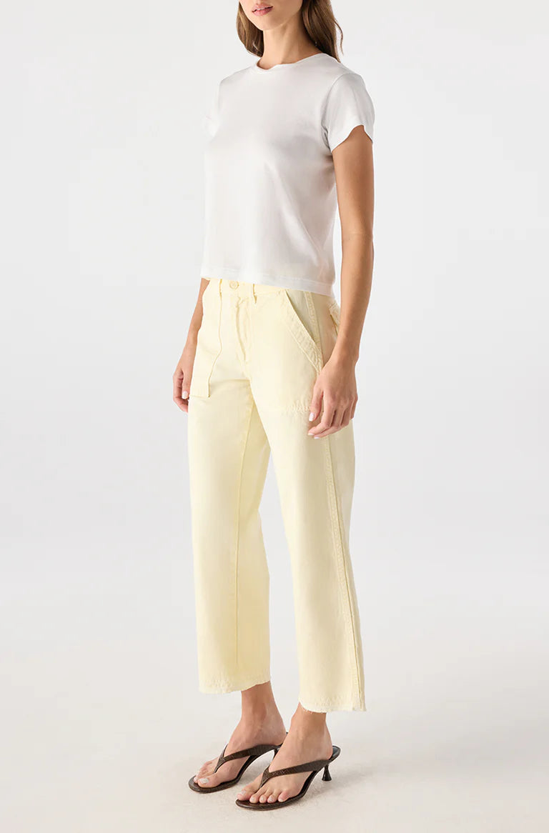 Easy Army Slouch Crop in Blondie