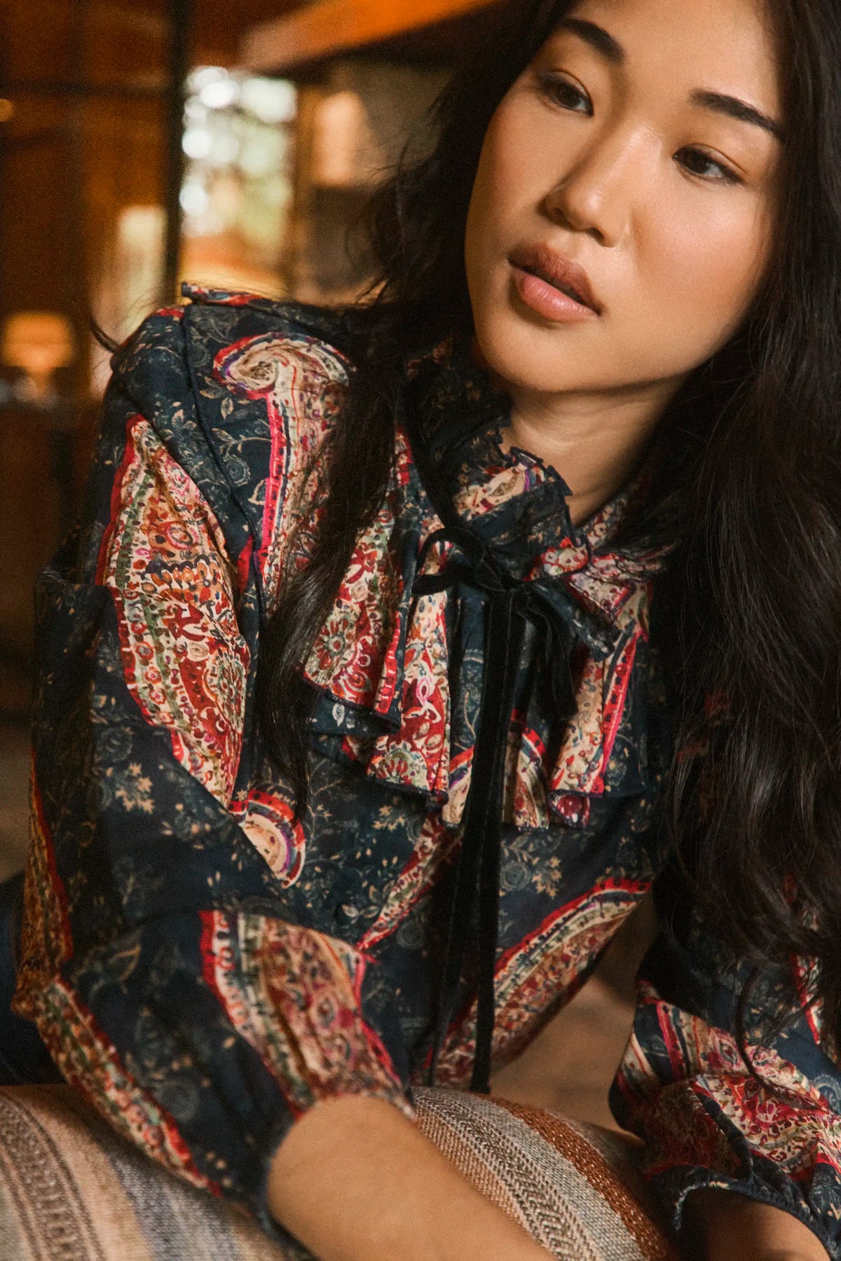 Eloise Top, Twilight Paisley