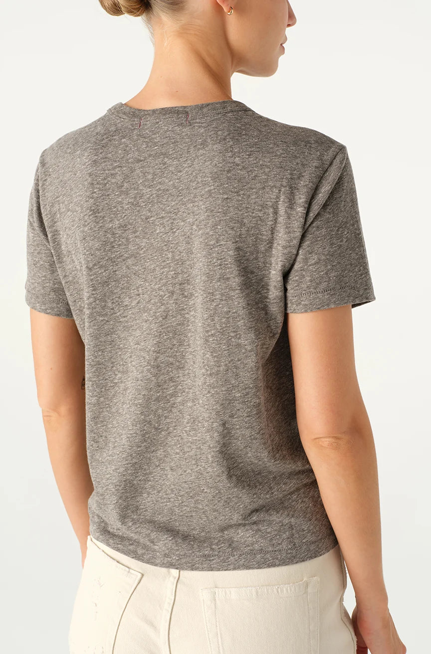 Kelly リブ スリムフィット Tシャツ|ホワイト
