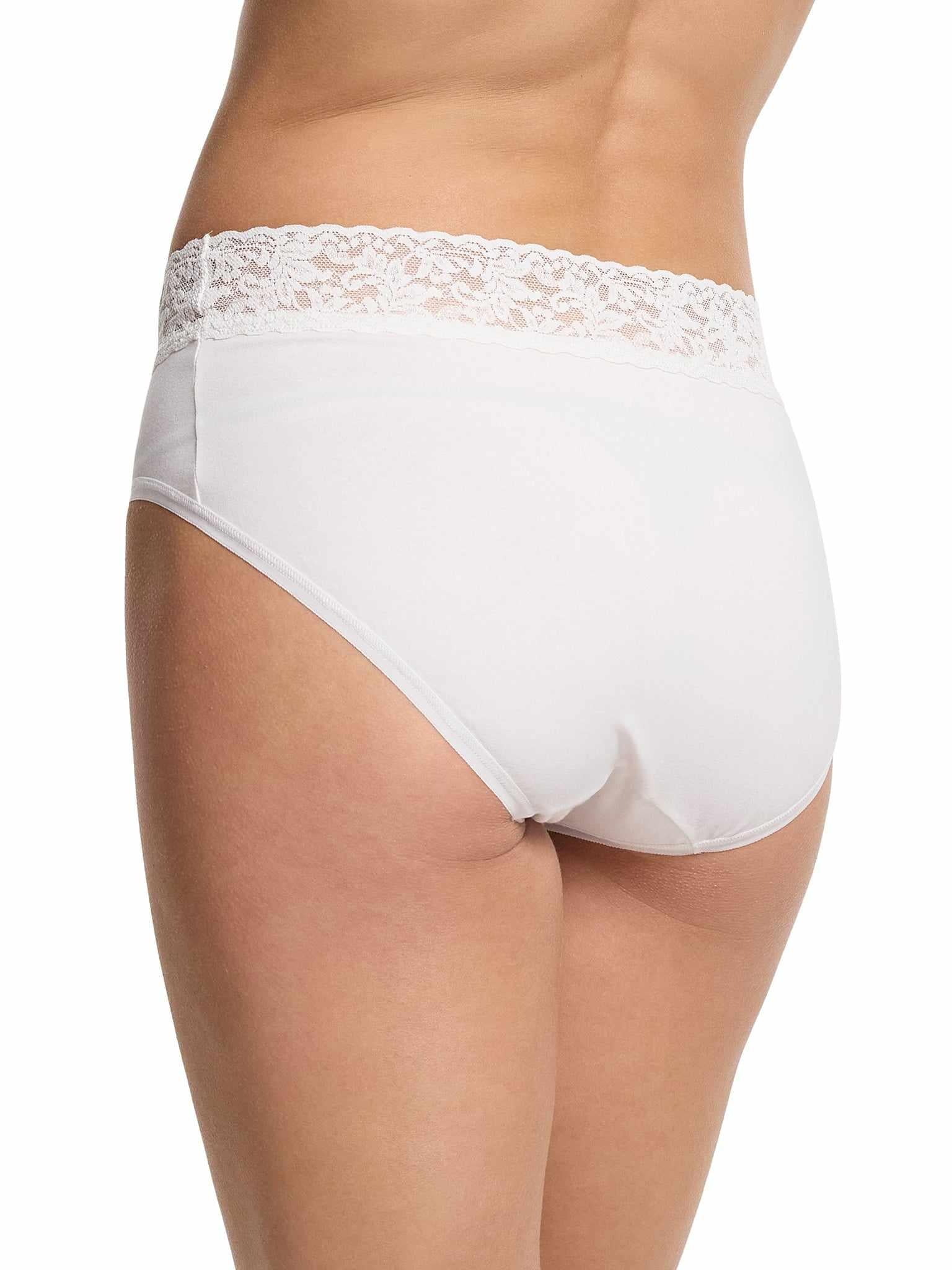 Cotton French Brief, White