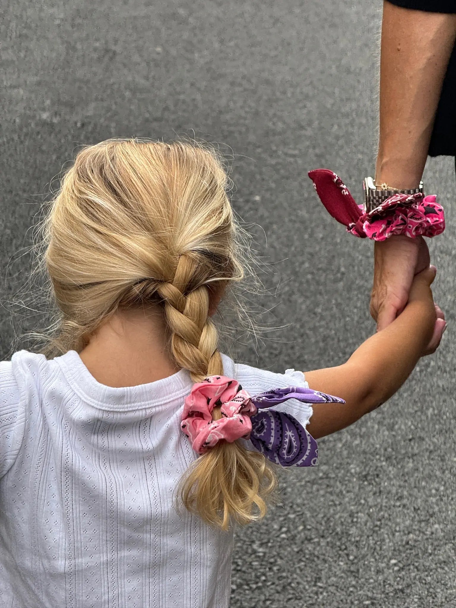 Scrunchy, Pink & Lilac