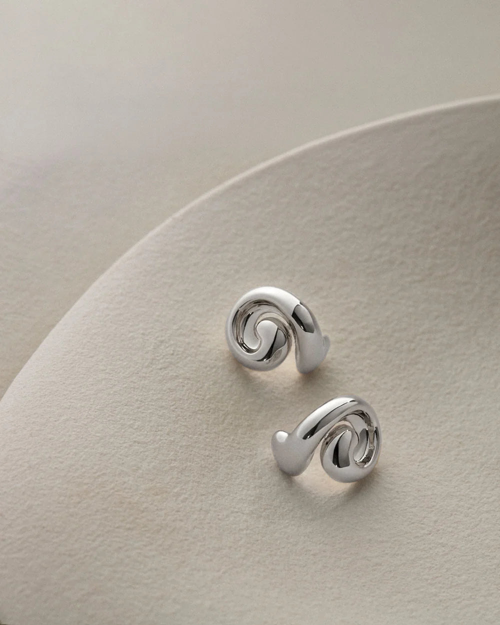 Small Gio Earrings, Silver