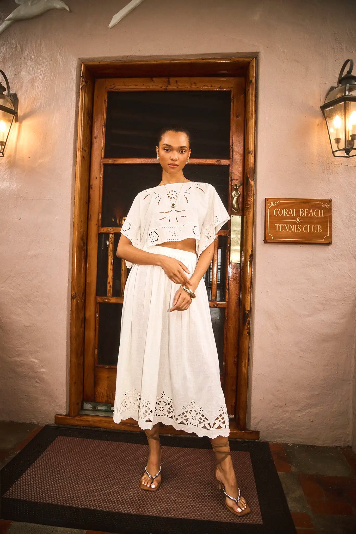 Tatum Skirt, White