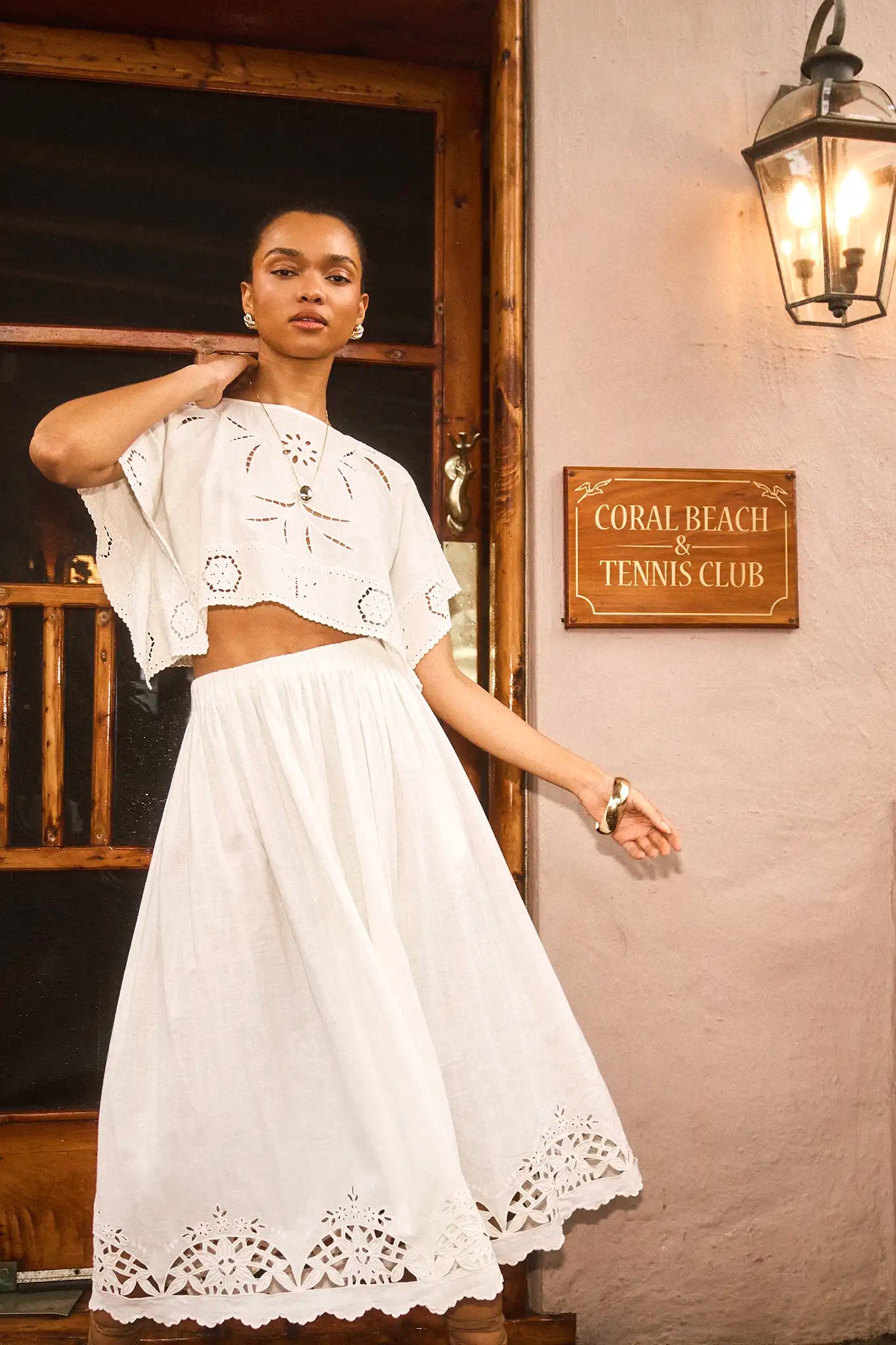 Tatum Skirt, White