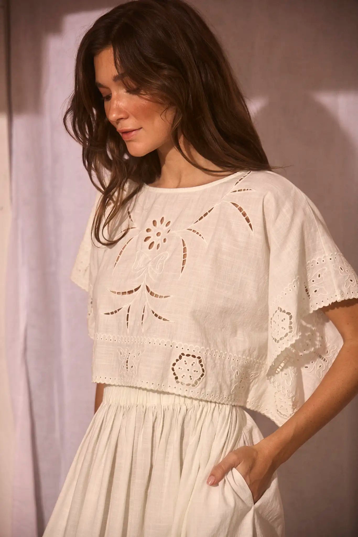 Keira Top, White