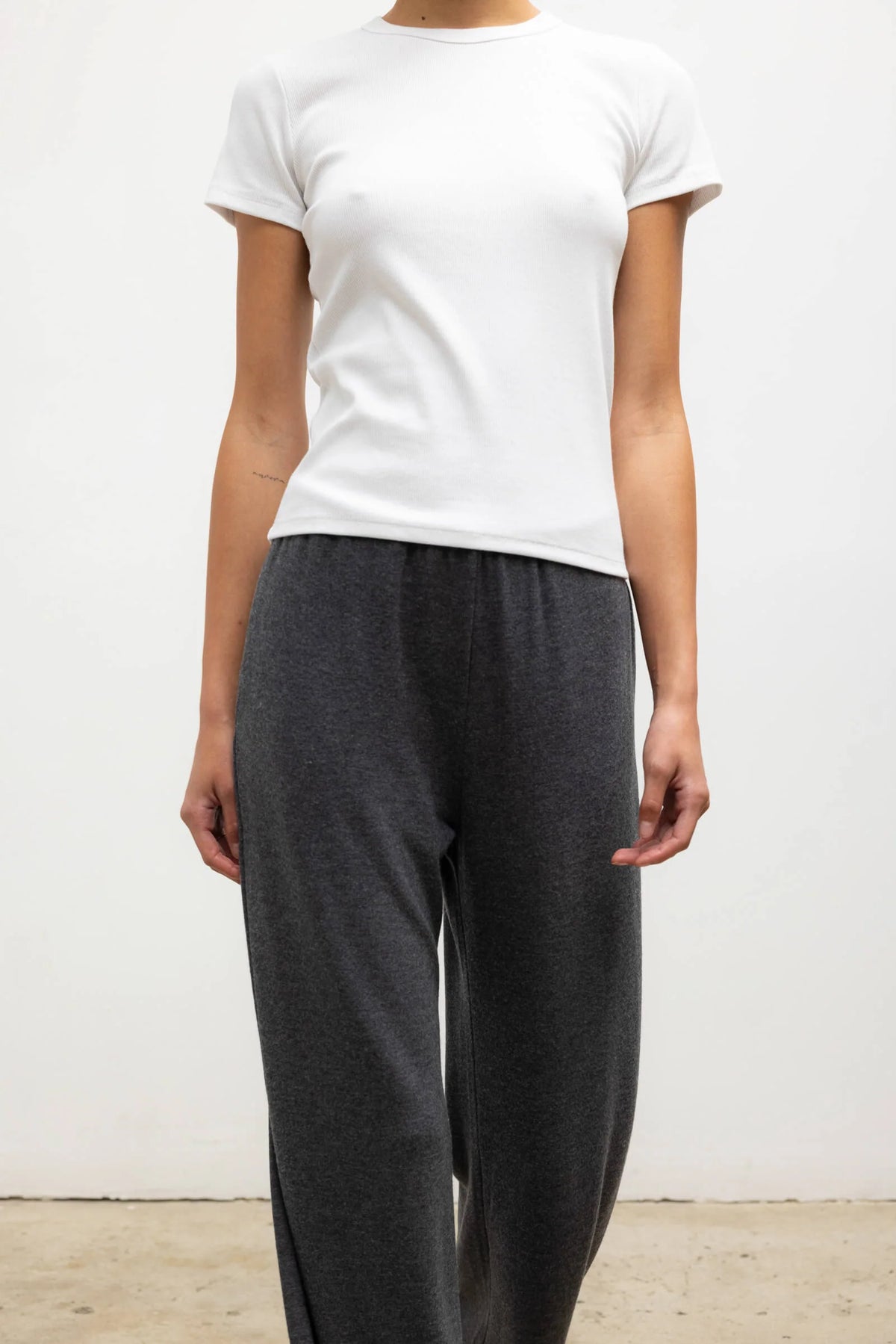 Kelly Slim Fit Tee in White