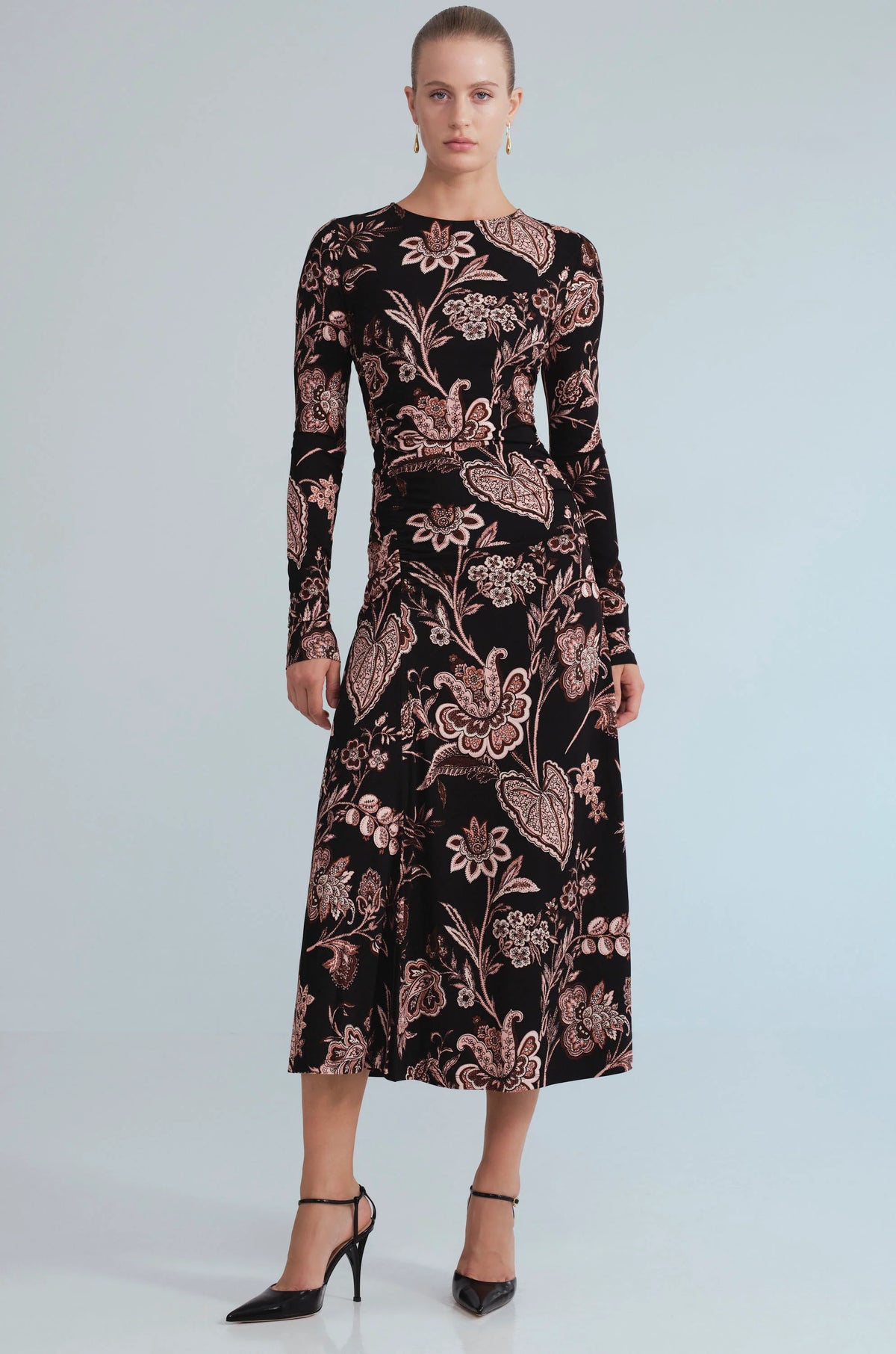 Piermond Dress, Linden Bloom Black