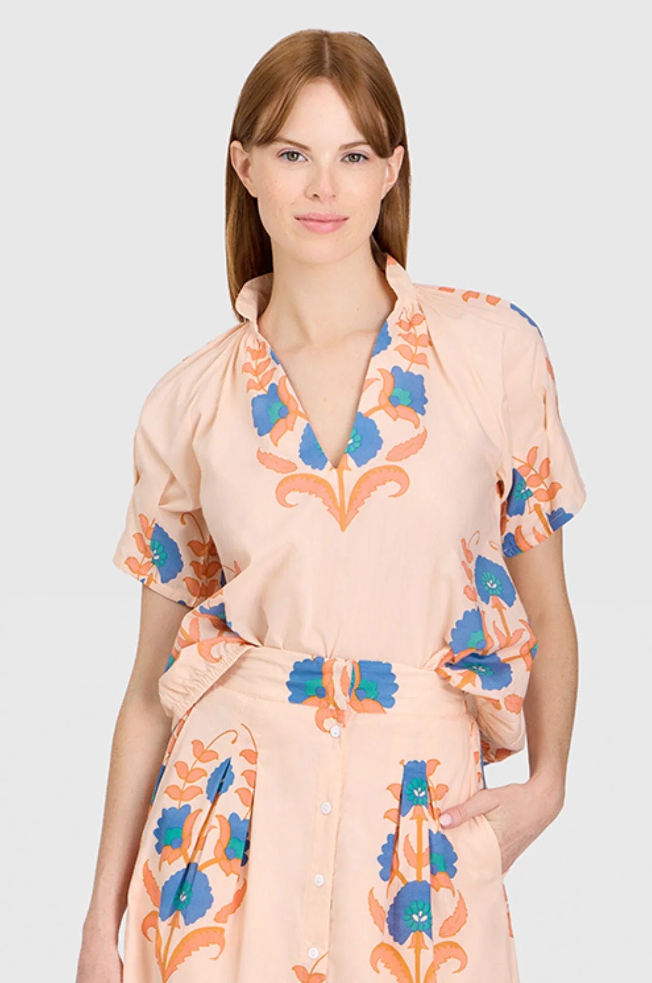 Merritt Top, Pink Sands