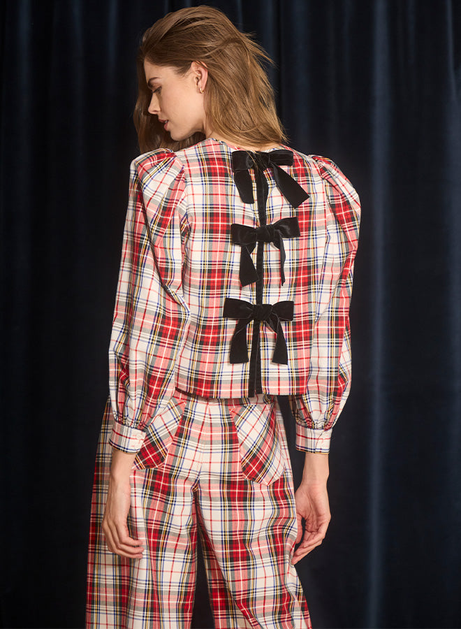 Lottie Top, Carlyle Plaid
