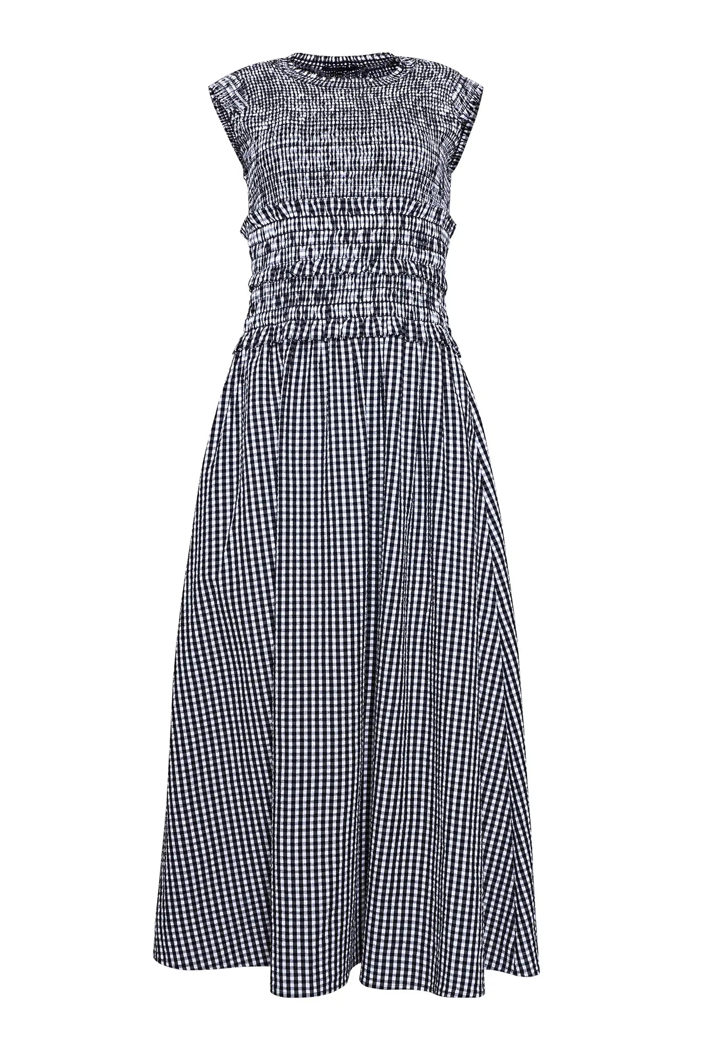 Louise Dress, Black & White