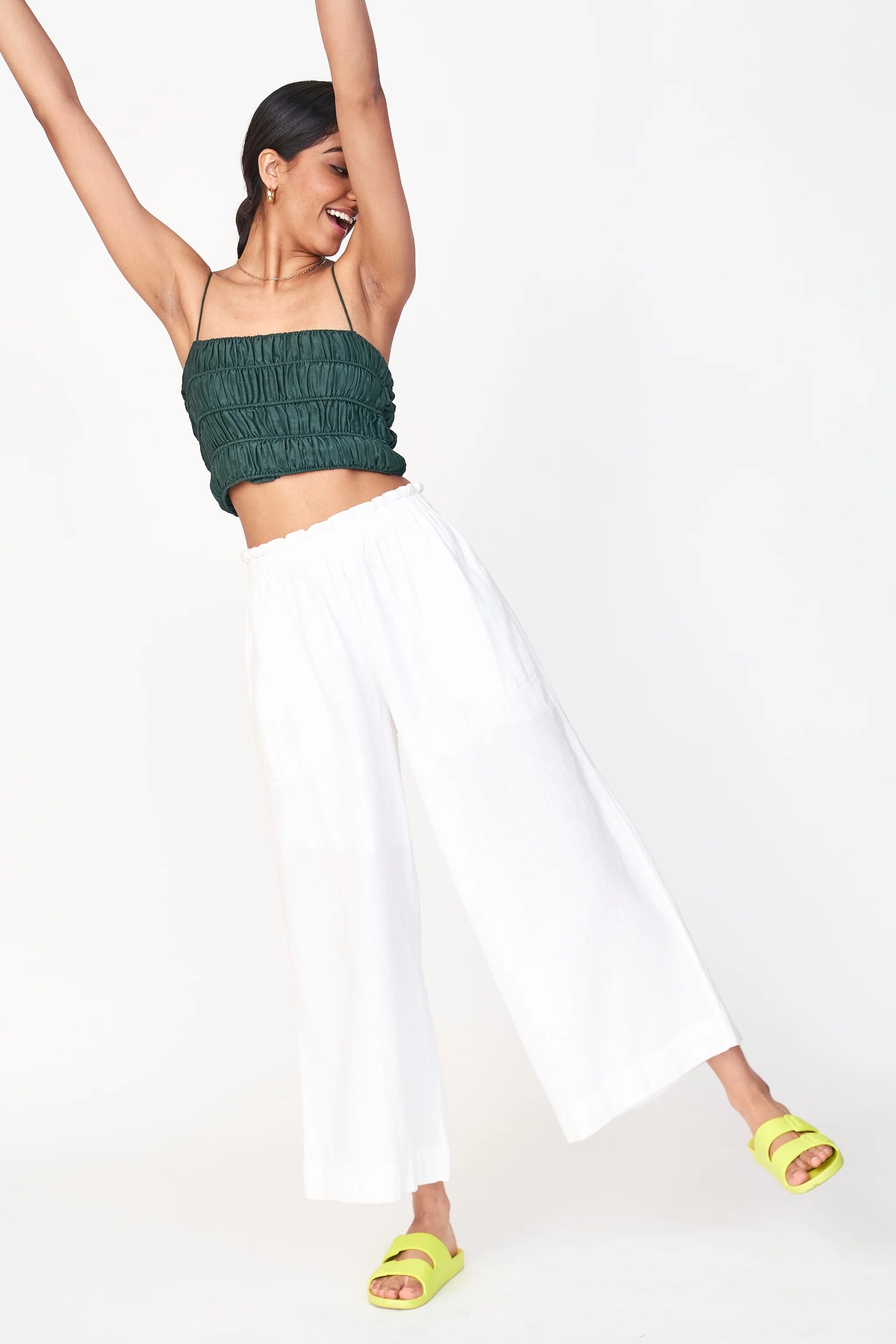 Mirth Pant, White