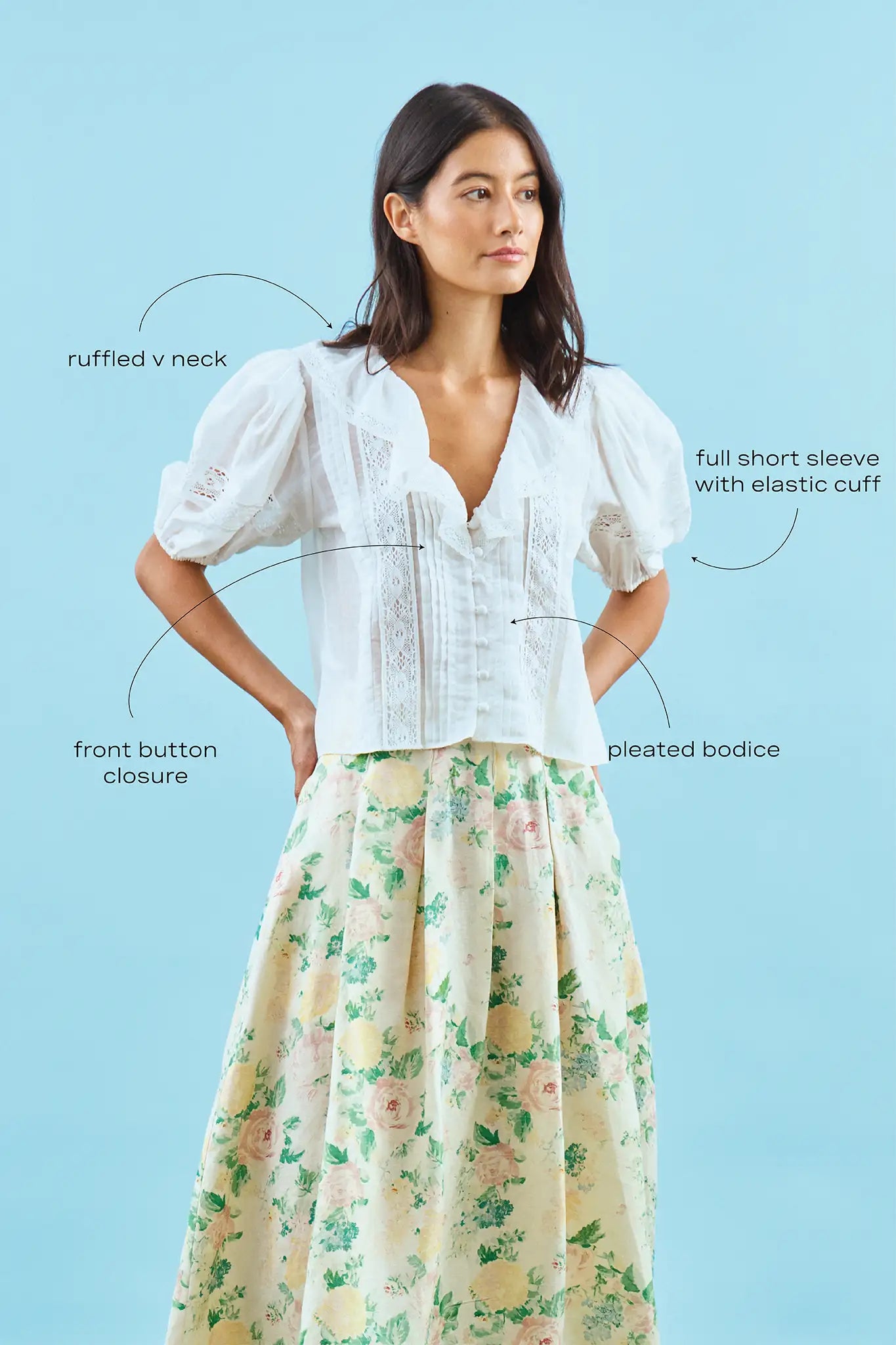 Mare Top, White