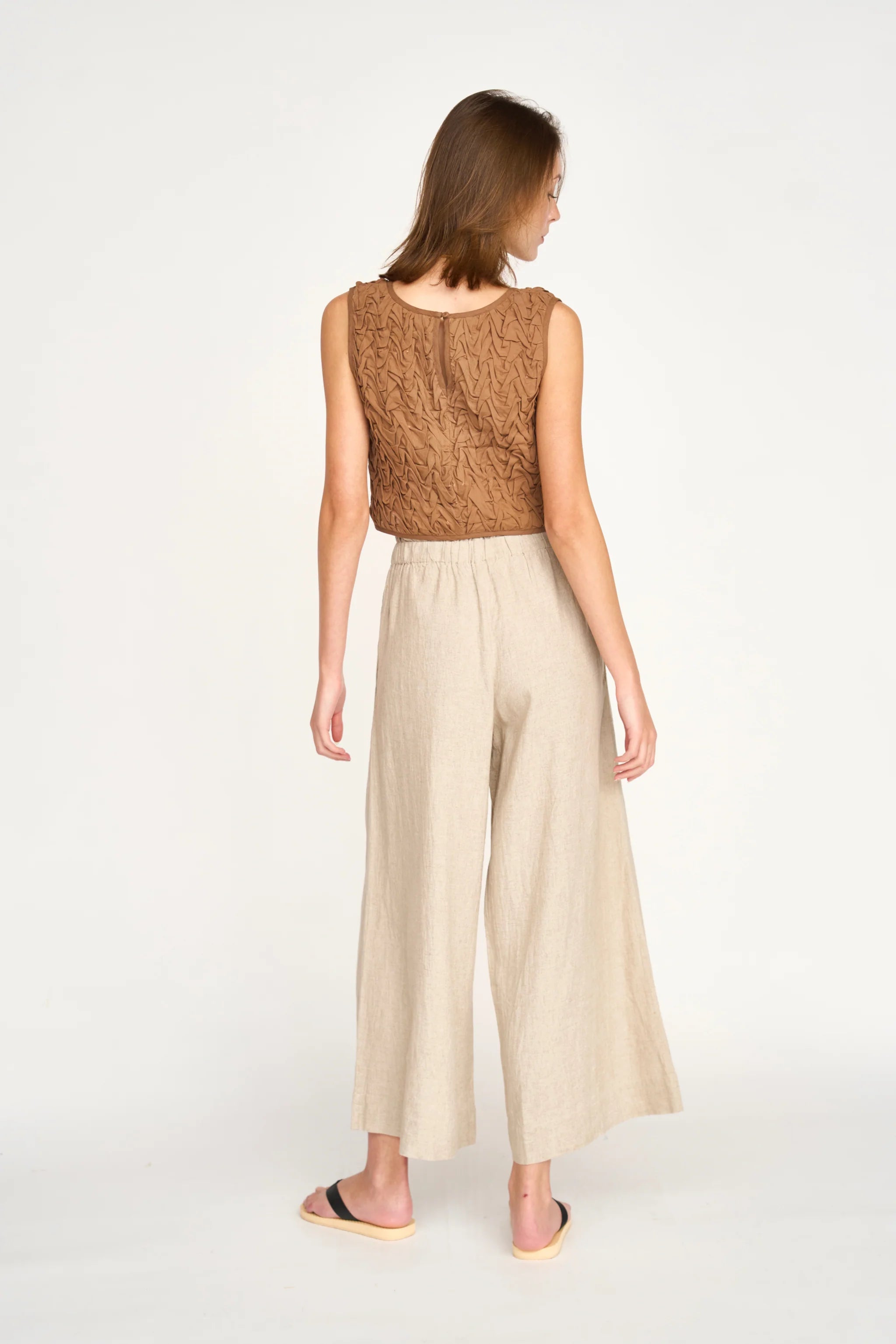 Mirth Pant, Natural Linen