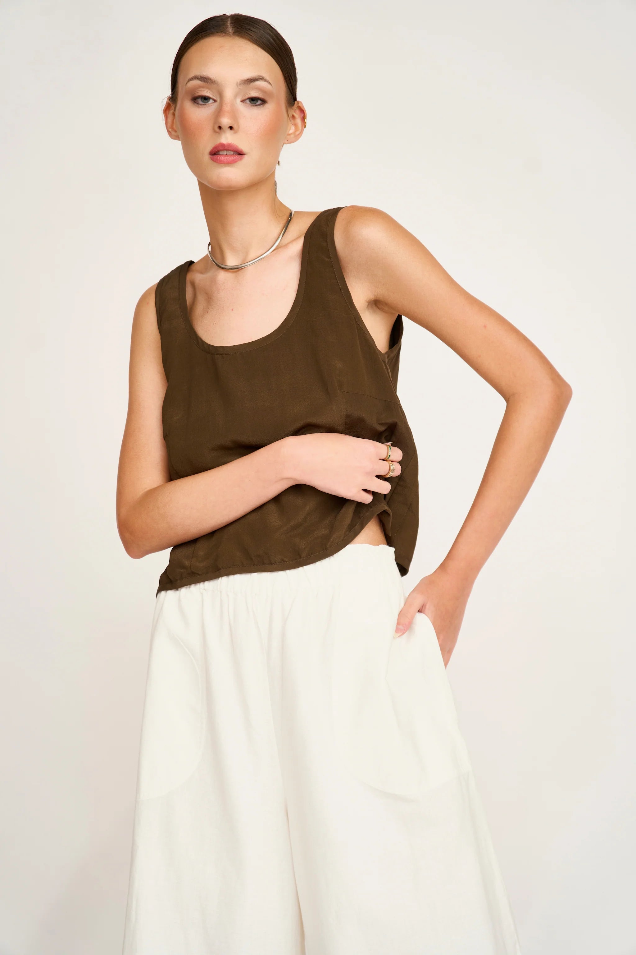 Mirth Pant, White