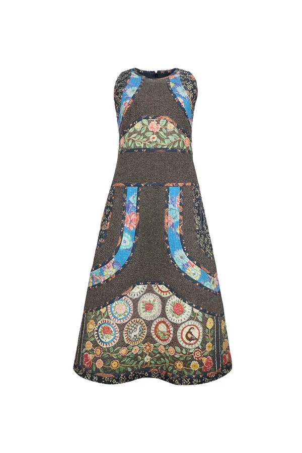 Moira Dress, High Country Tweed