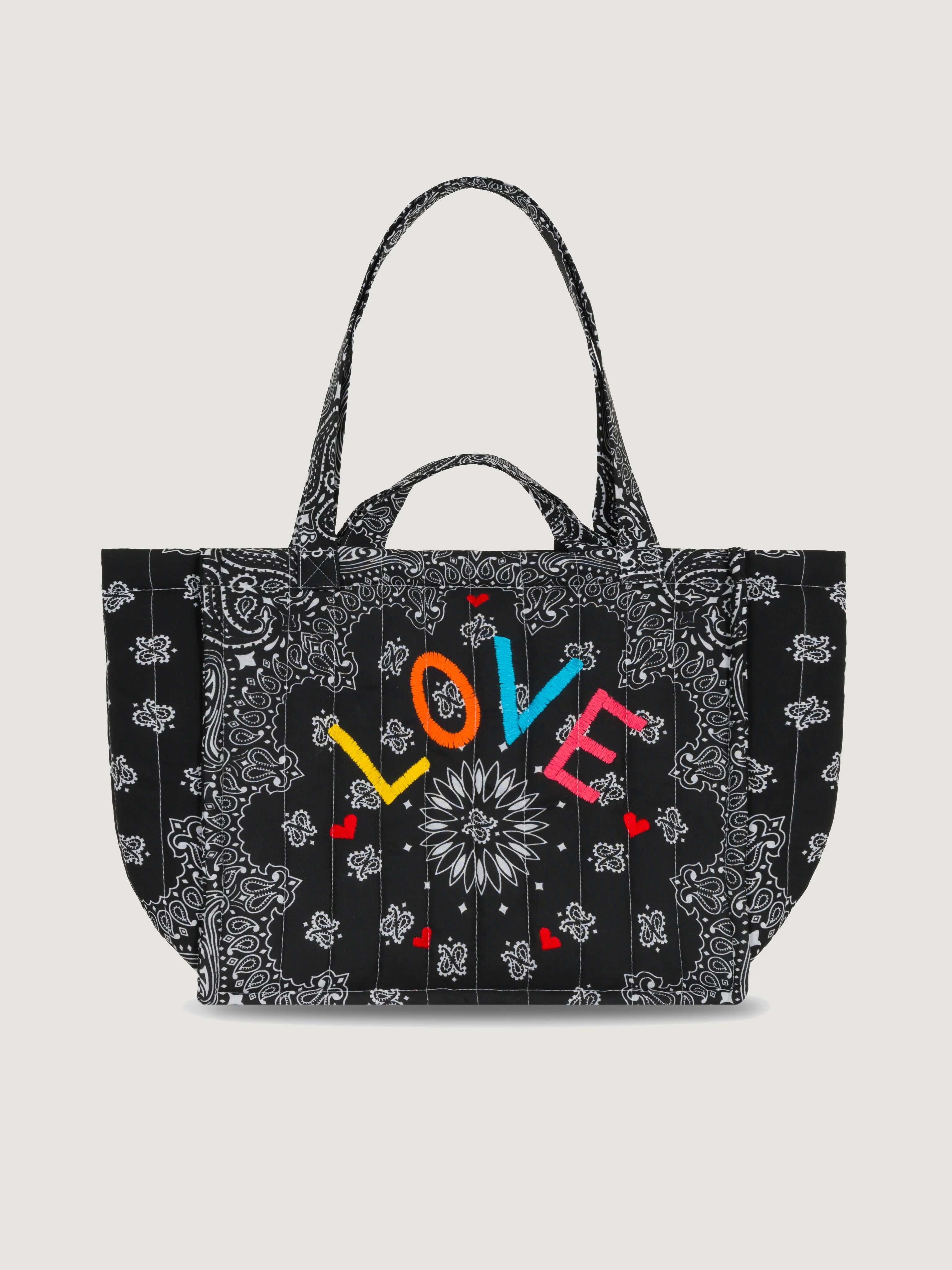 Moyen LOVE Tote, All Black
